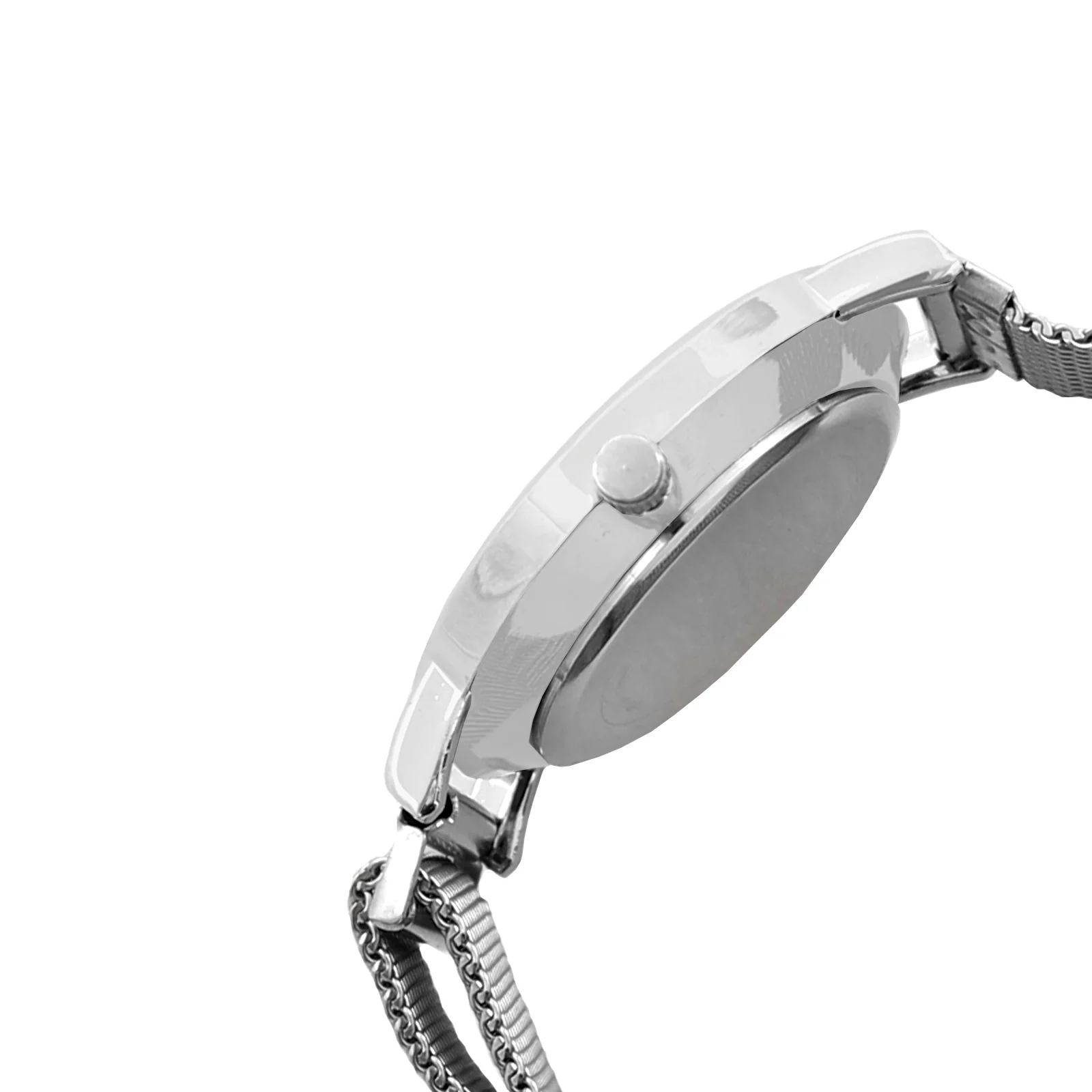 Ivy Black Medium Dial Silver Magnetic Strap Women's Watch - Image 4