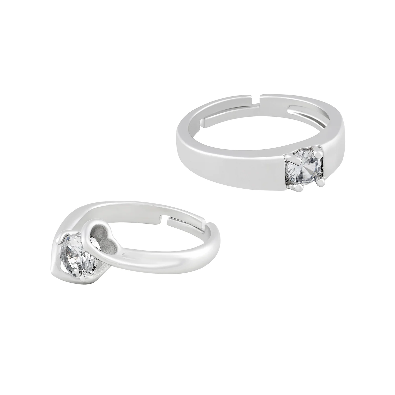 Jade & David Diamond Couple Rings - Image 4