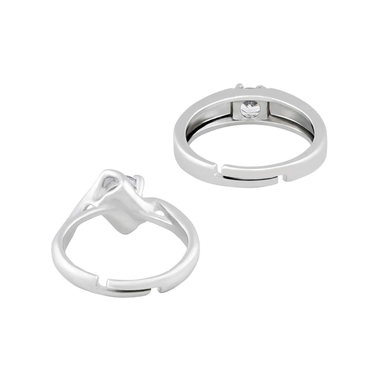 Jade & David Diamond Couple Rings - Image 5