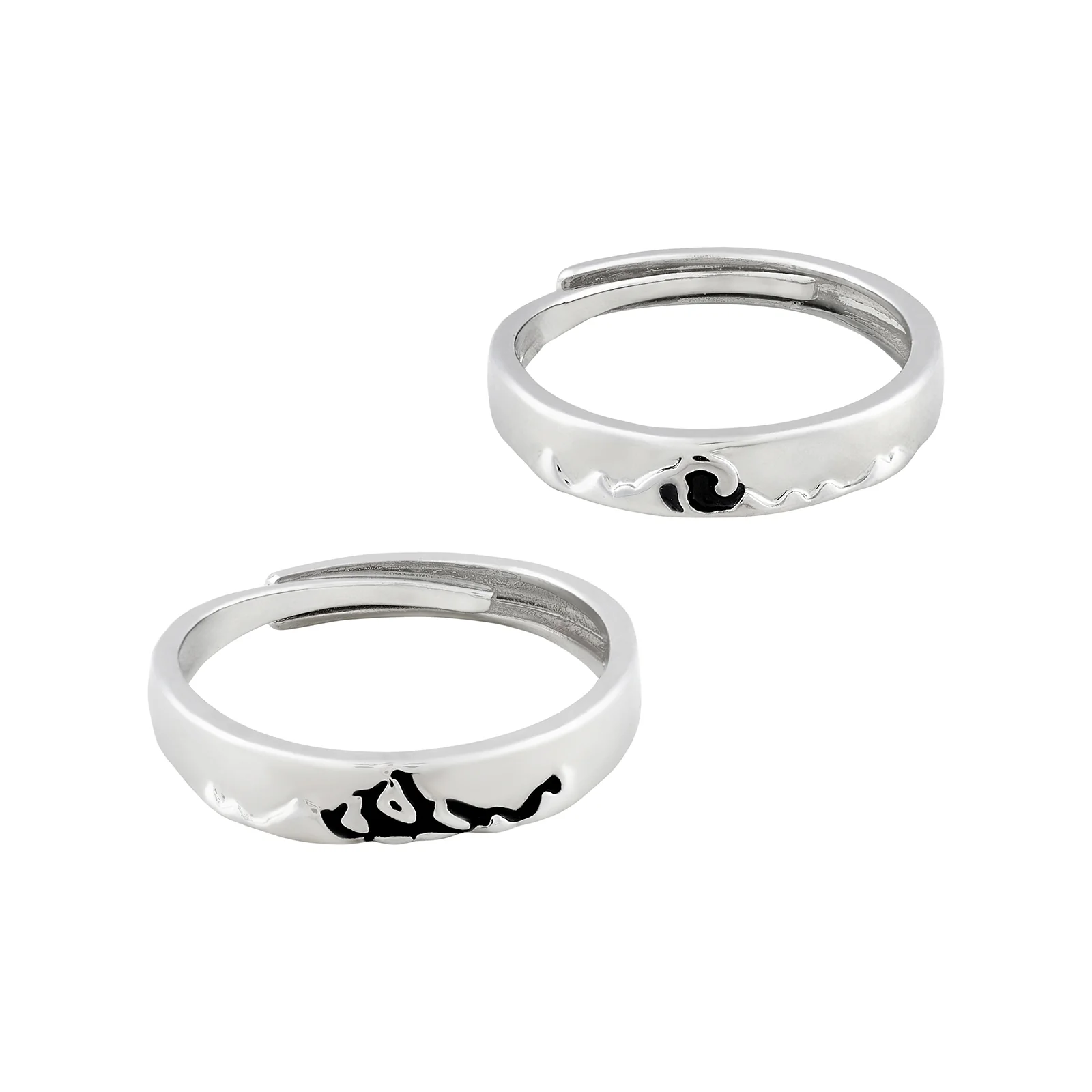 Jake & Melanie Diamond Couple Rings - Image 3