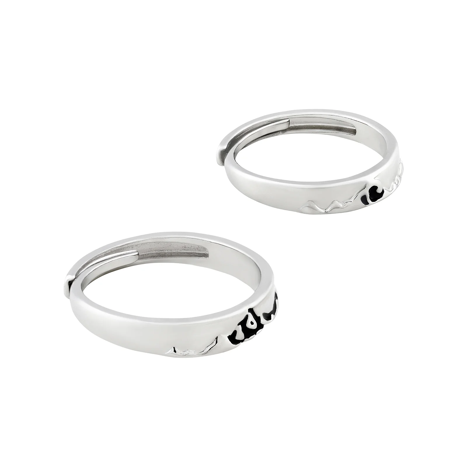 Jake & Melanie Diamond Couple Rings - Image 4
