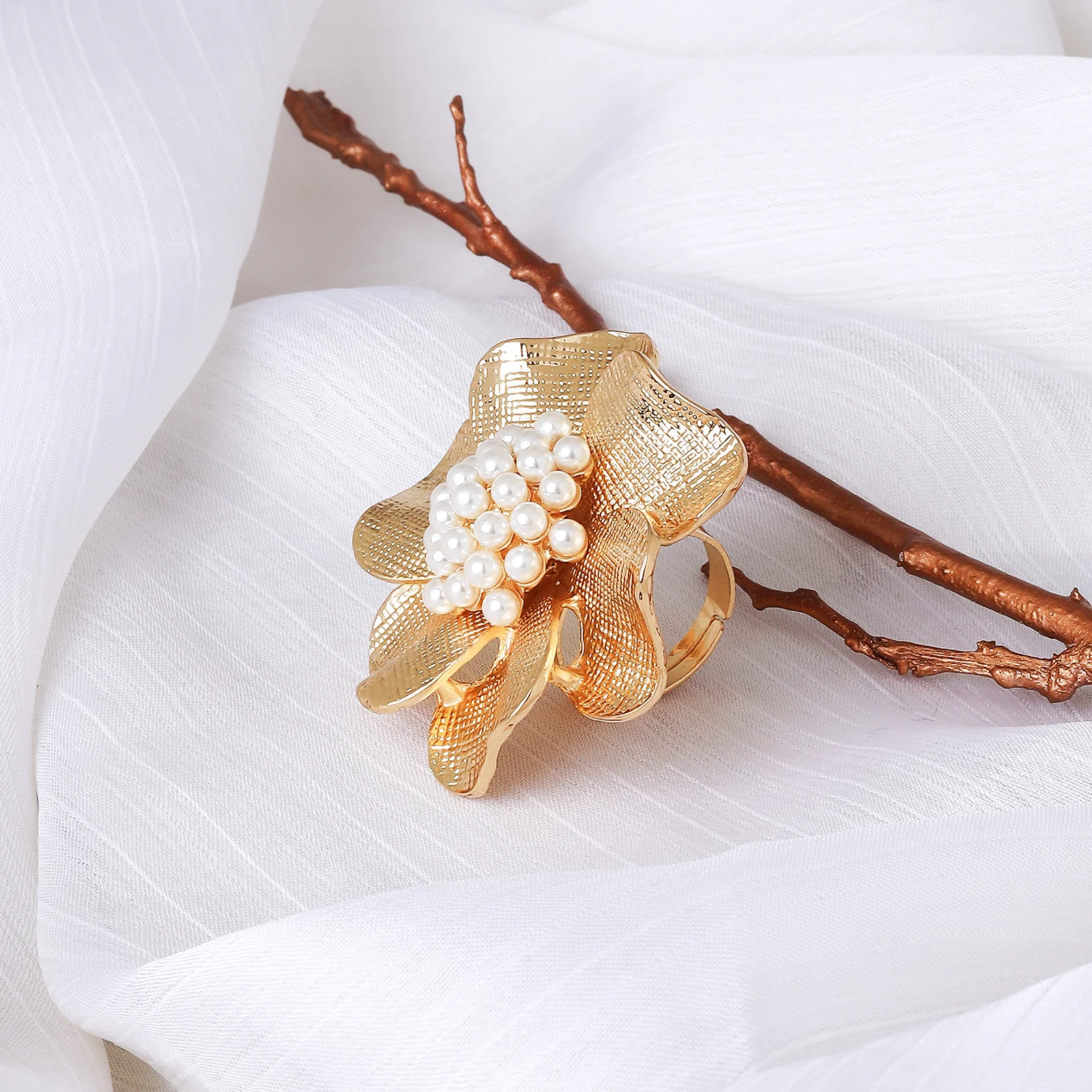 Japonica Gold Ring - Image 2