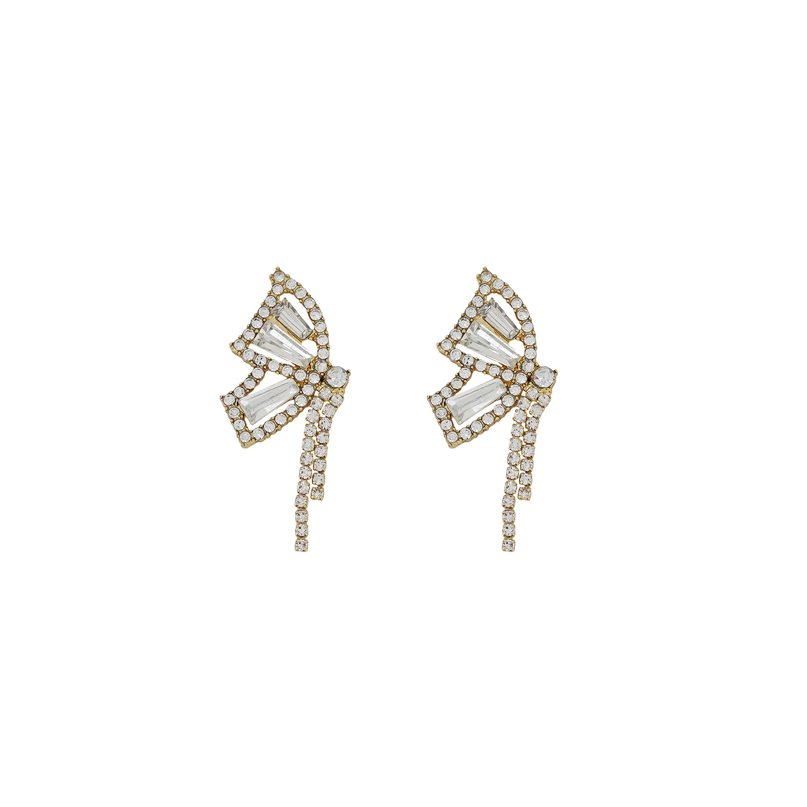 Jett Gold Butterfly Earring - Image 3