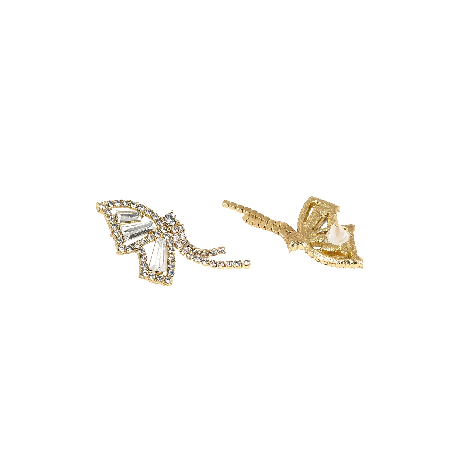Jett Gold Butterfly Earring - Image 4