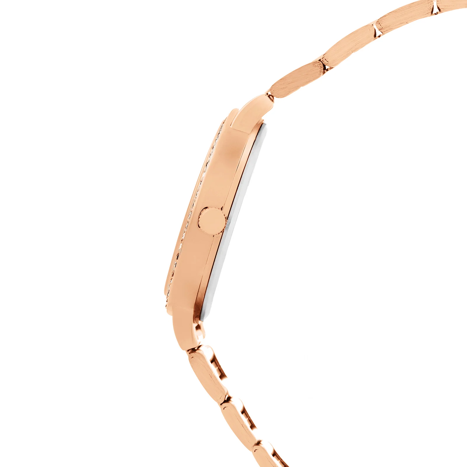 Jia Grey Large Dial Rose Gold Linked Chain Strap Women's Watch - Image 5