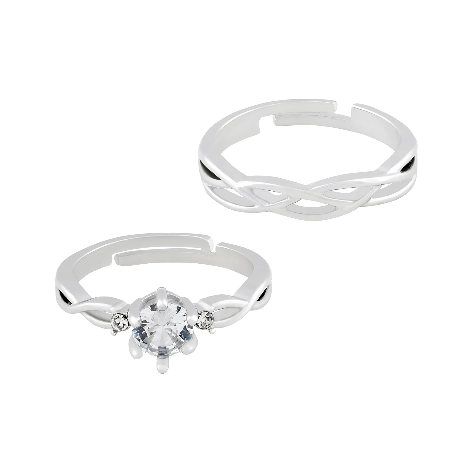 Joe & Love Diamond Couple Rings - Image 3