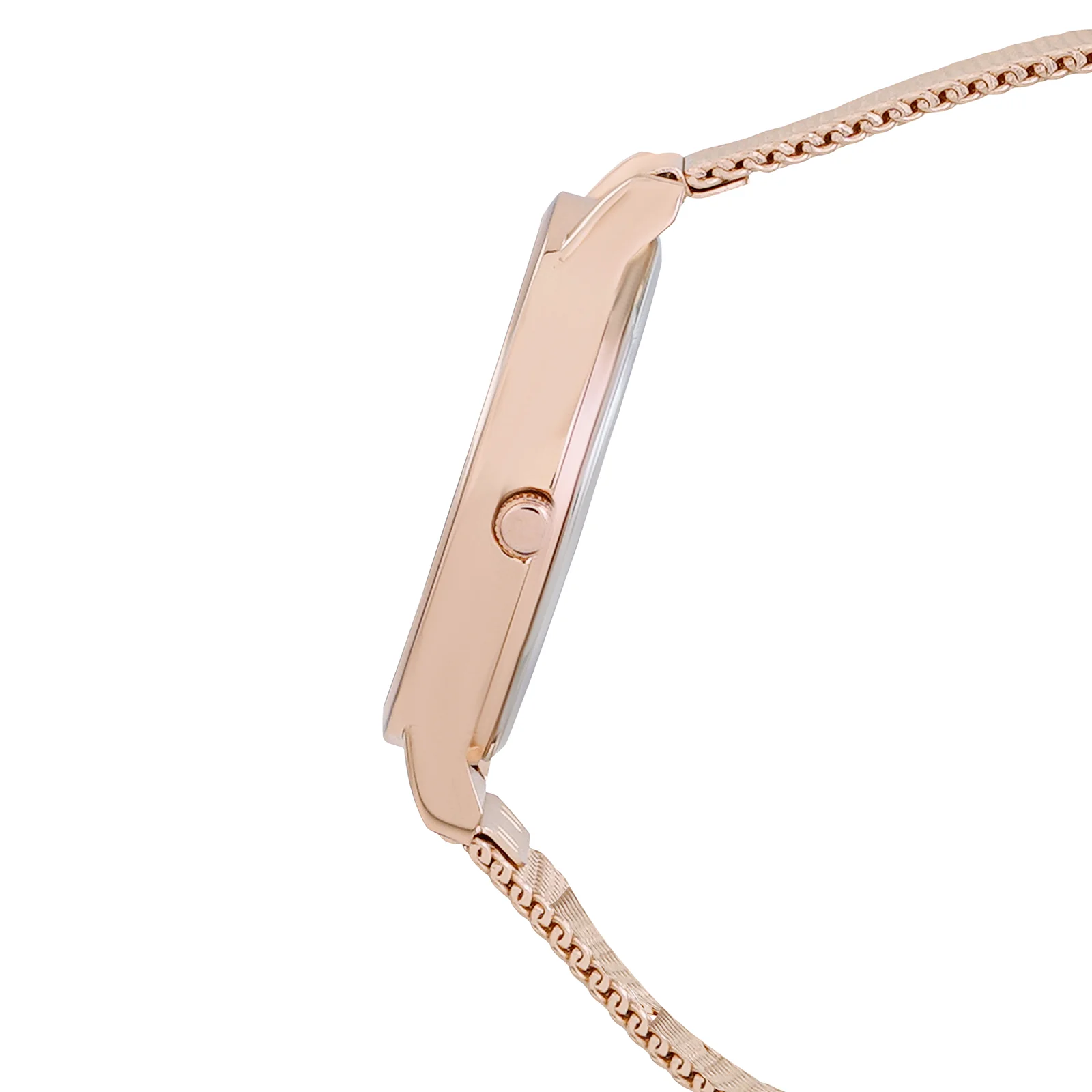 Twelve O'Heart Rose Gold Medium Dial Mesh Strap Women's Watch - Image 5