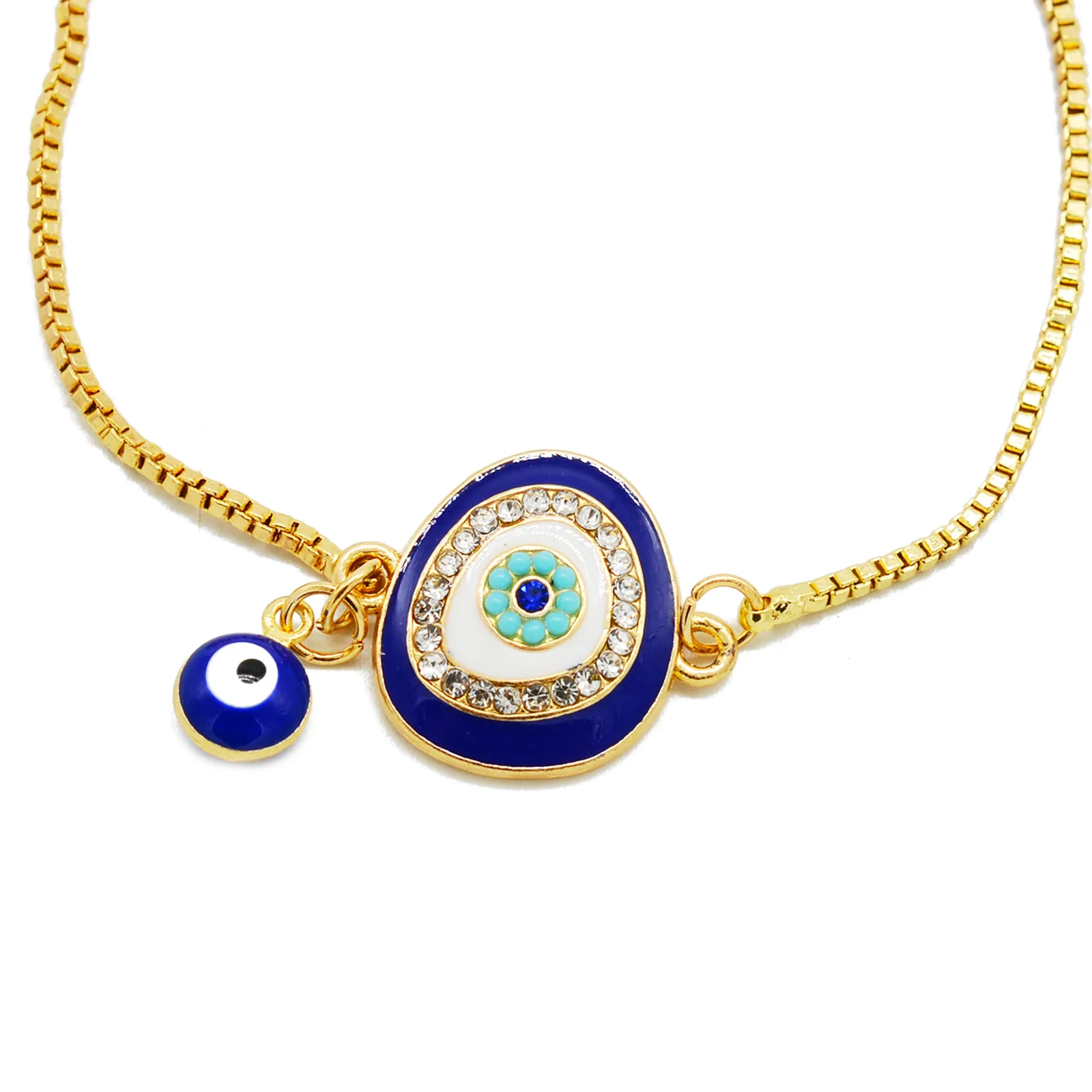 Julia Evil Eye Gold Bracelet - Image 4