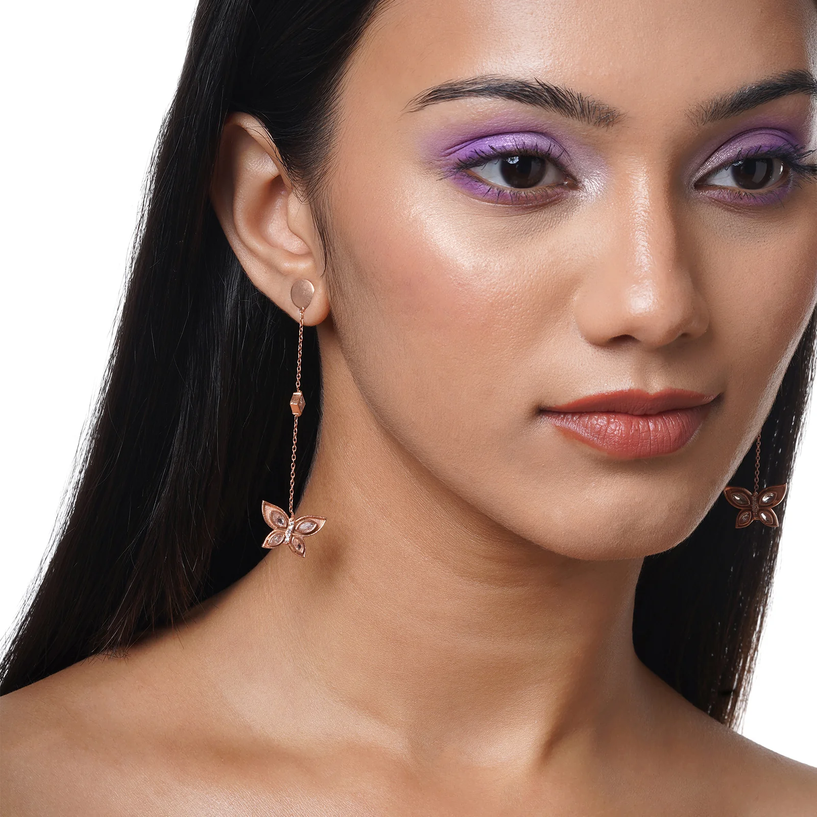 Julia Rosegold Earring - Image 3