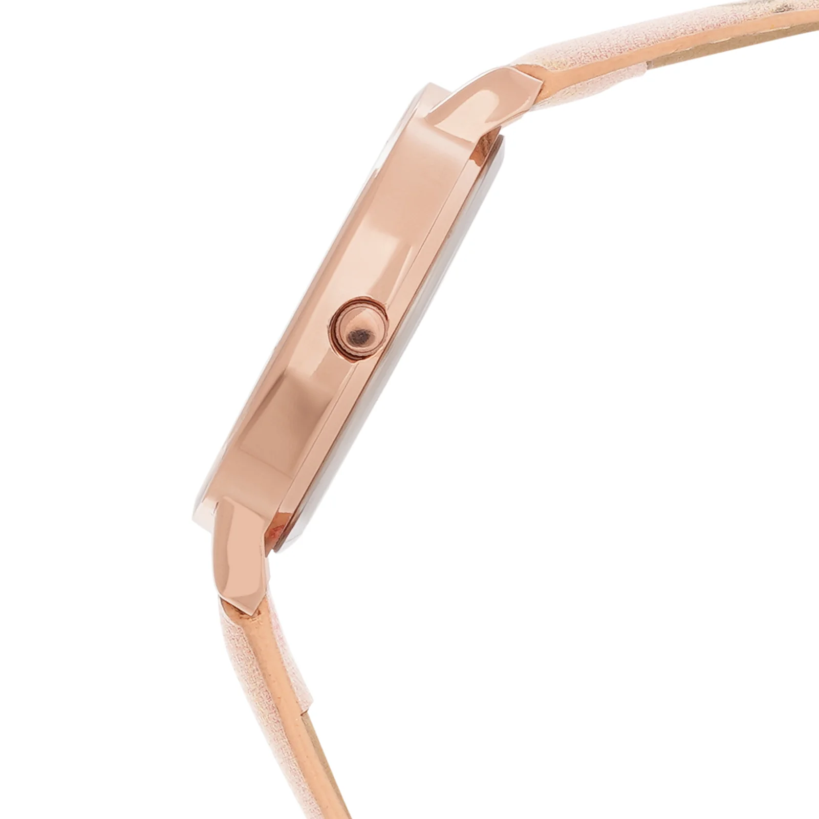 Julina White Medium Dial Pink PU Printed Strap Women's Watch - Image 5