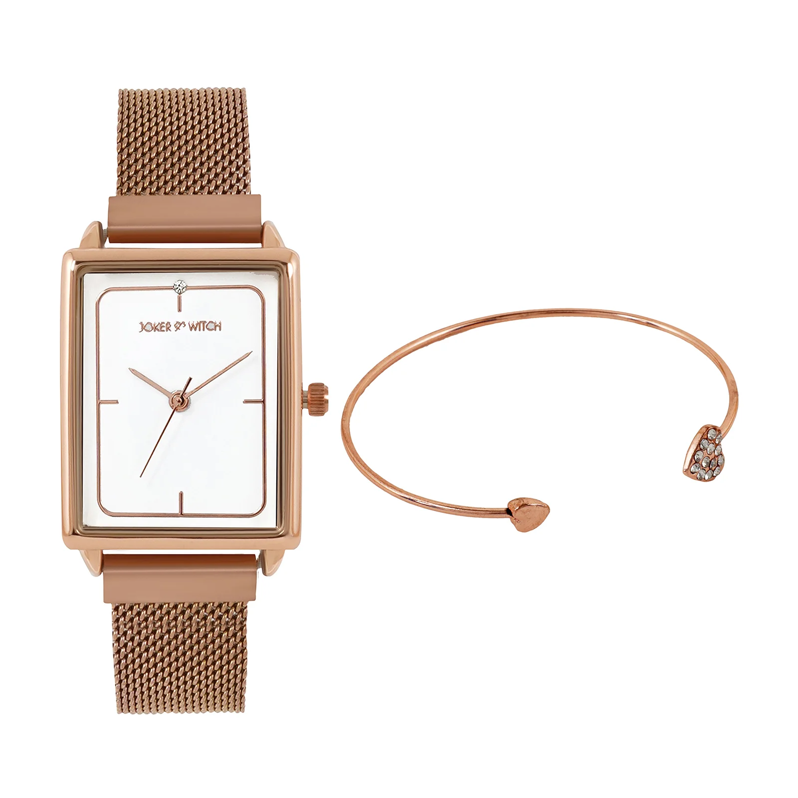 Kalya Rosegold Watch Bracelet Stack - Image 2