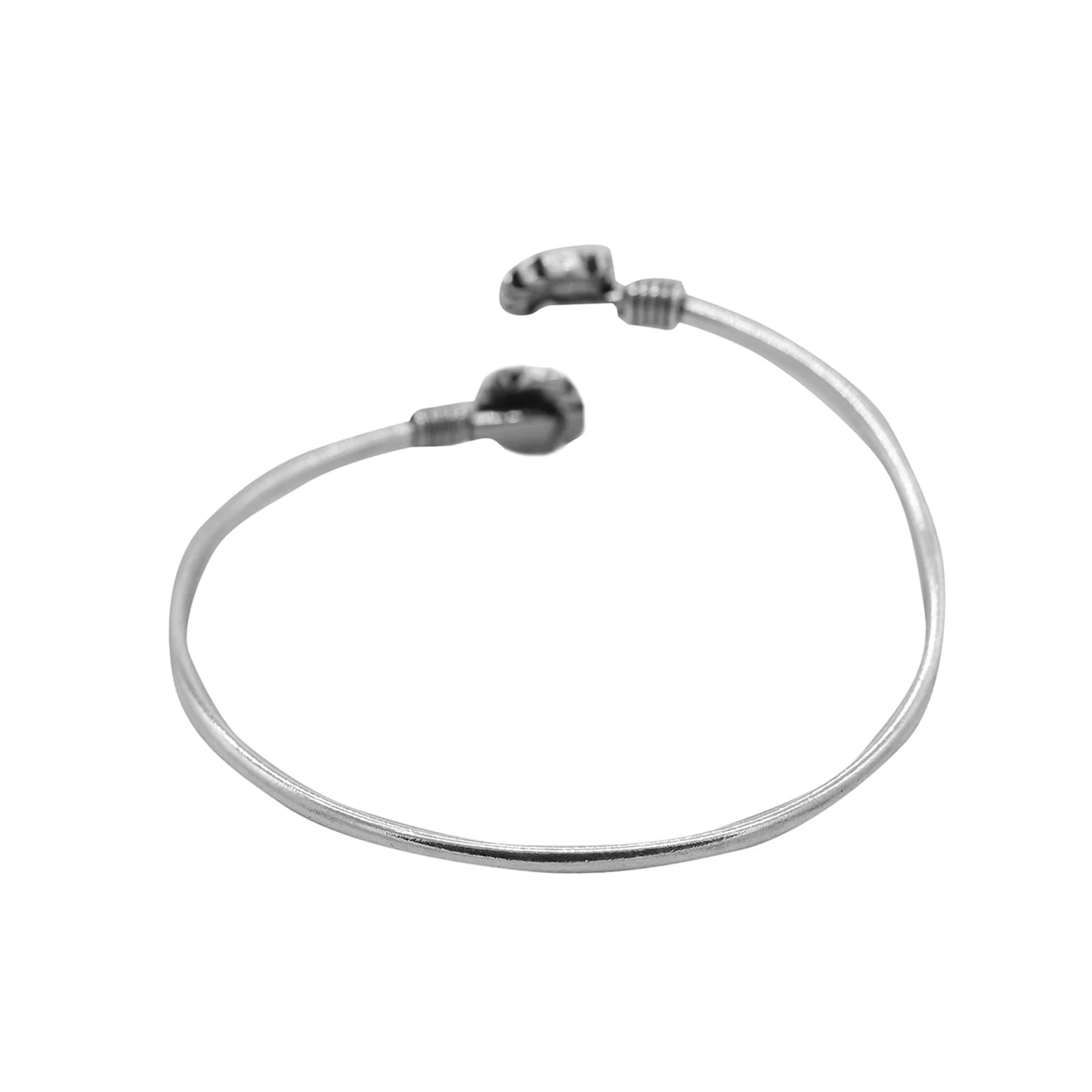 Kamal Silver Oxidized Bracelet Cuff - Image 6