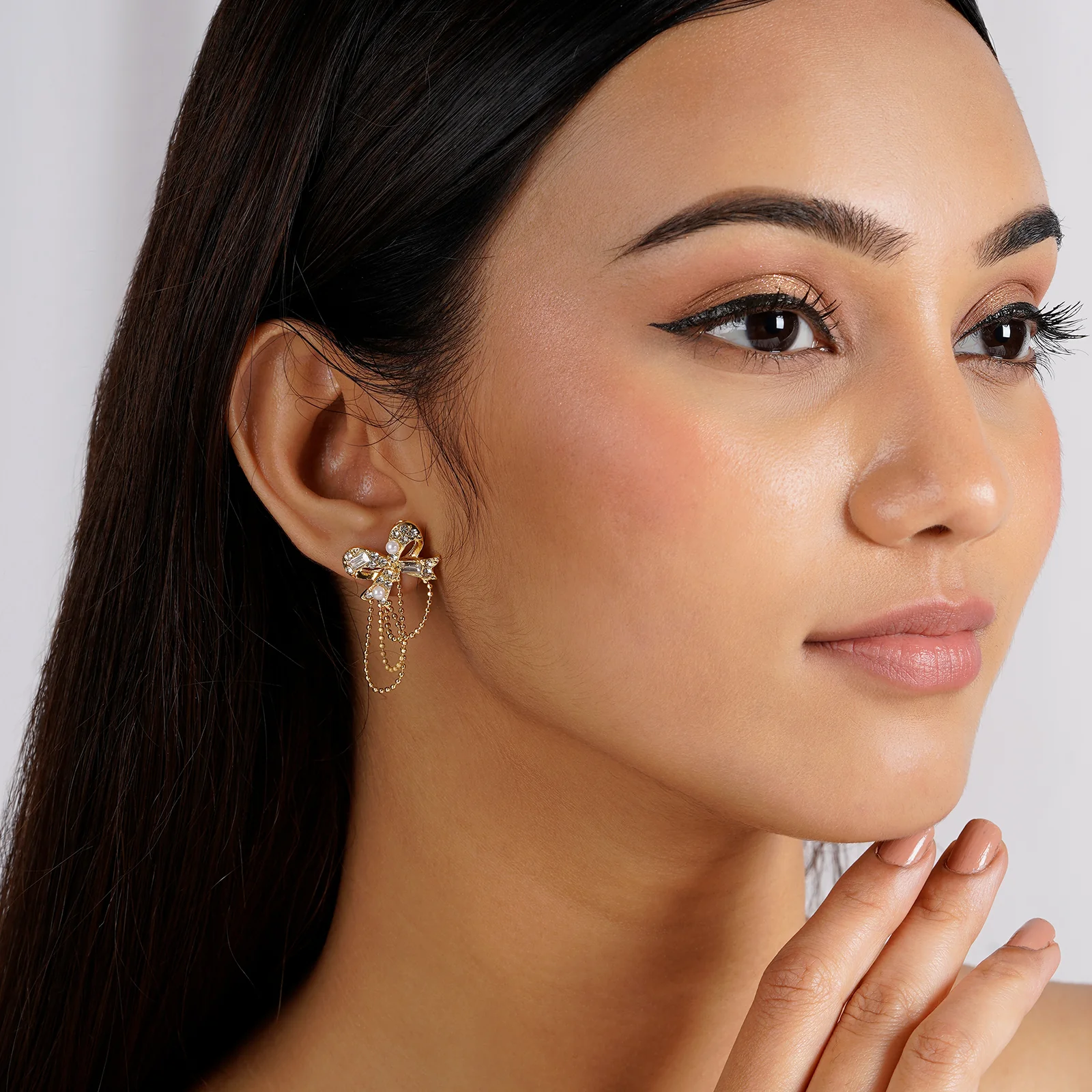 Karolina Bow Style Earring - Image 2