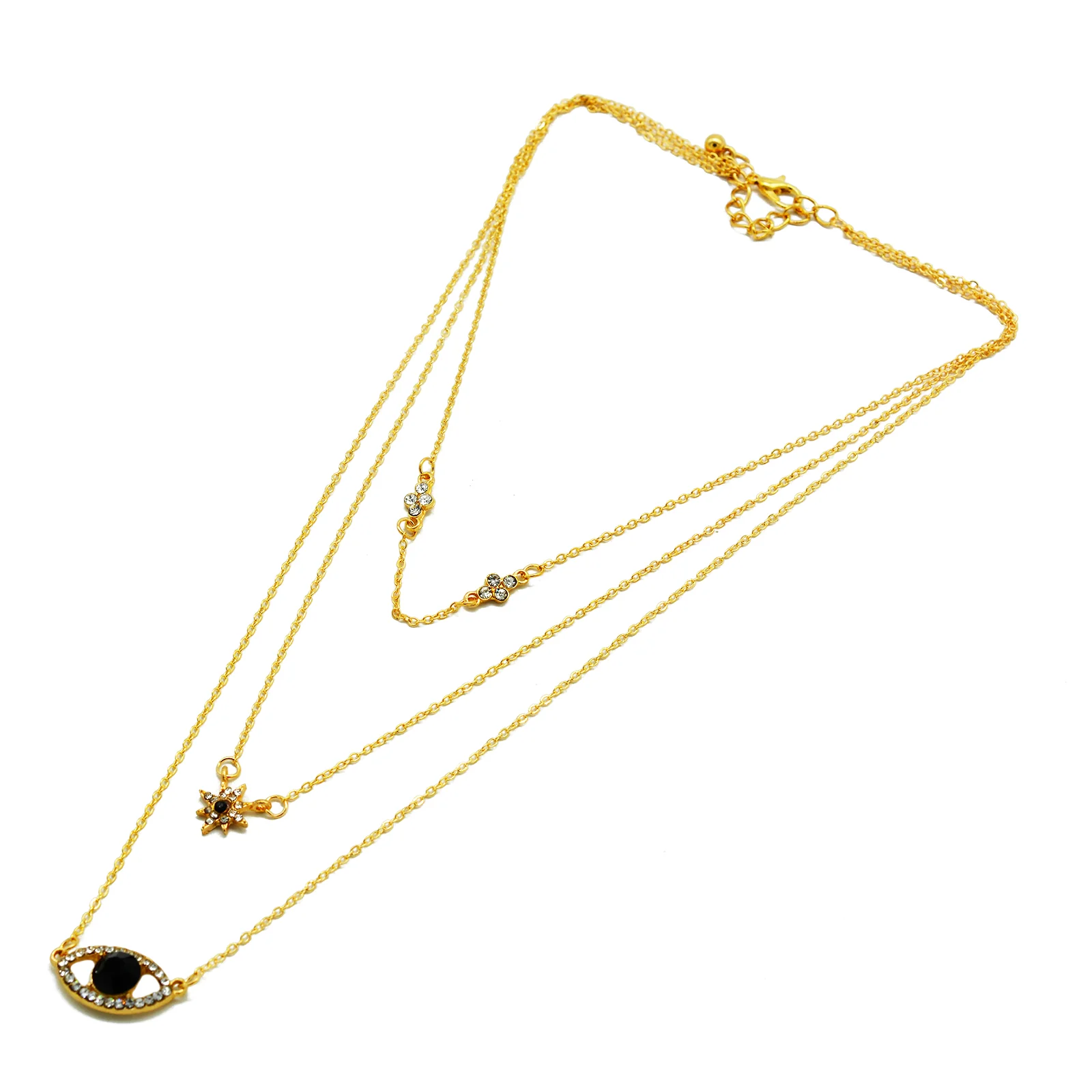 Kaylee Evil Eye Layered Necklace - Image 6