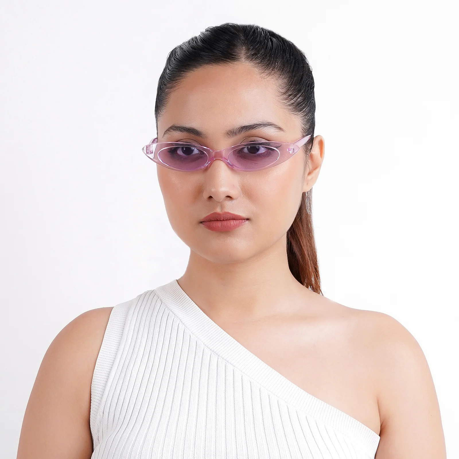 Kendall Lavender Cat Eye Sunglasses - Image 2