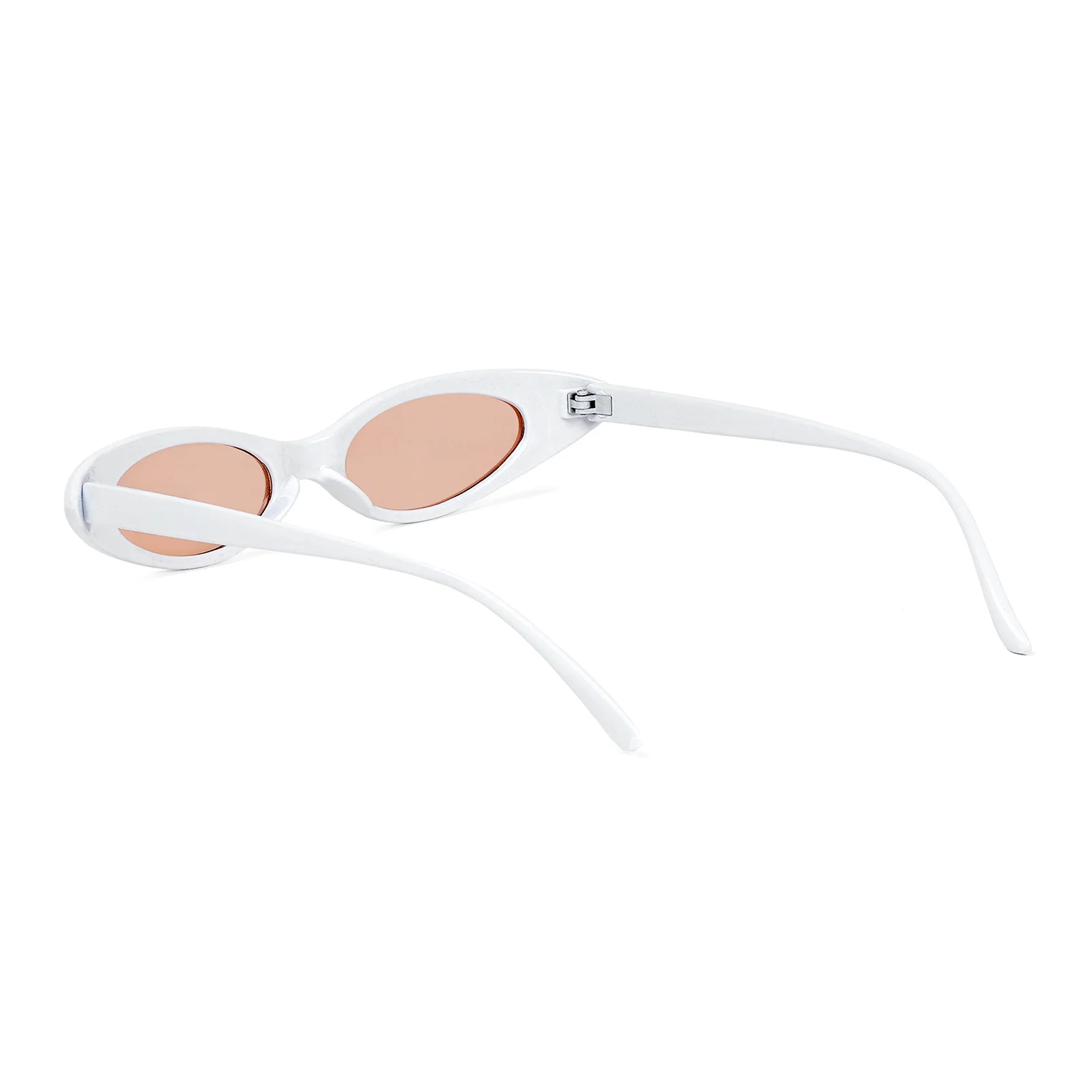 Kendall White & Pink Cat Eye Sunglasses - Image 7