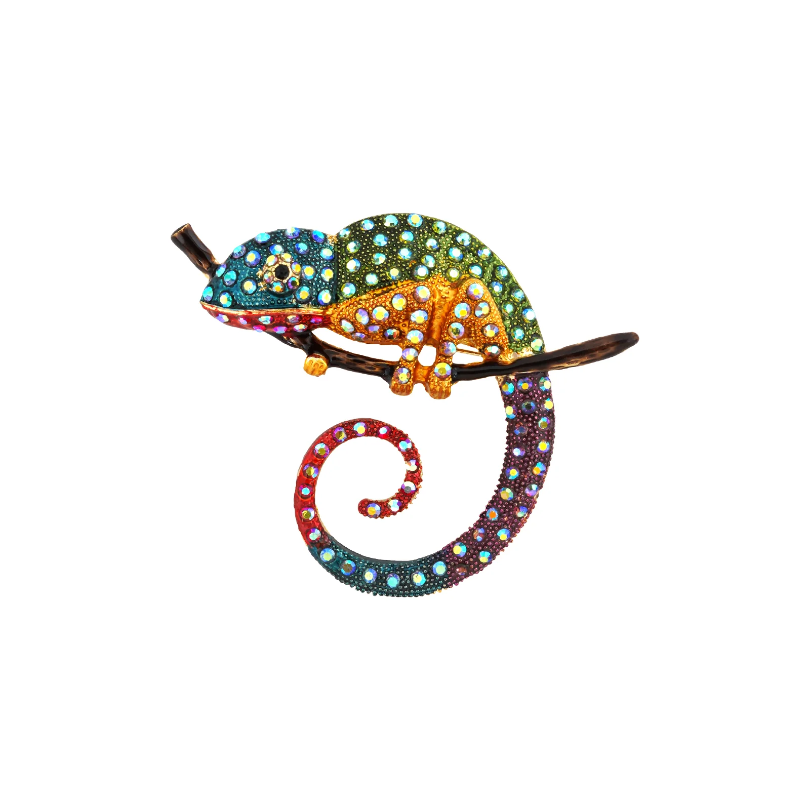 Klaus Multicolour Chameleon Brooch - Image 3
