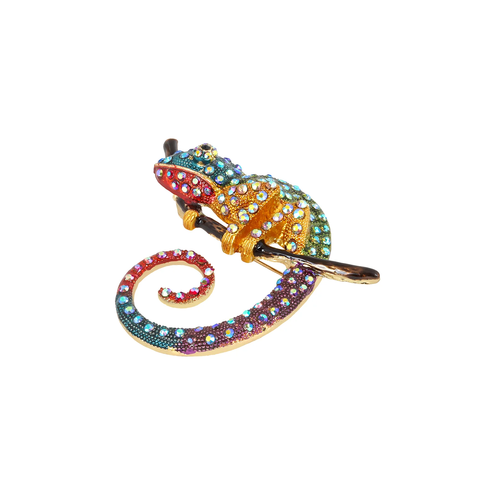 Klaus Multicolour Chameleon Brooch - Image 4