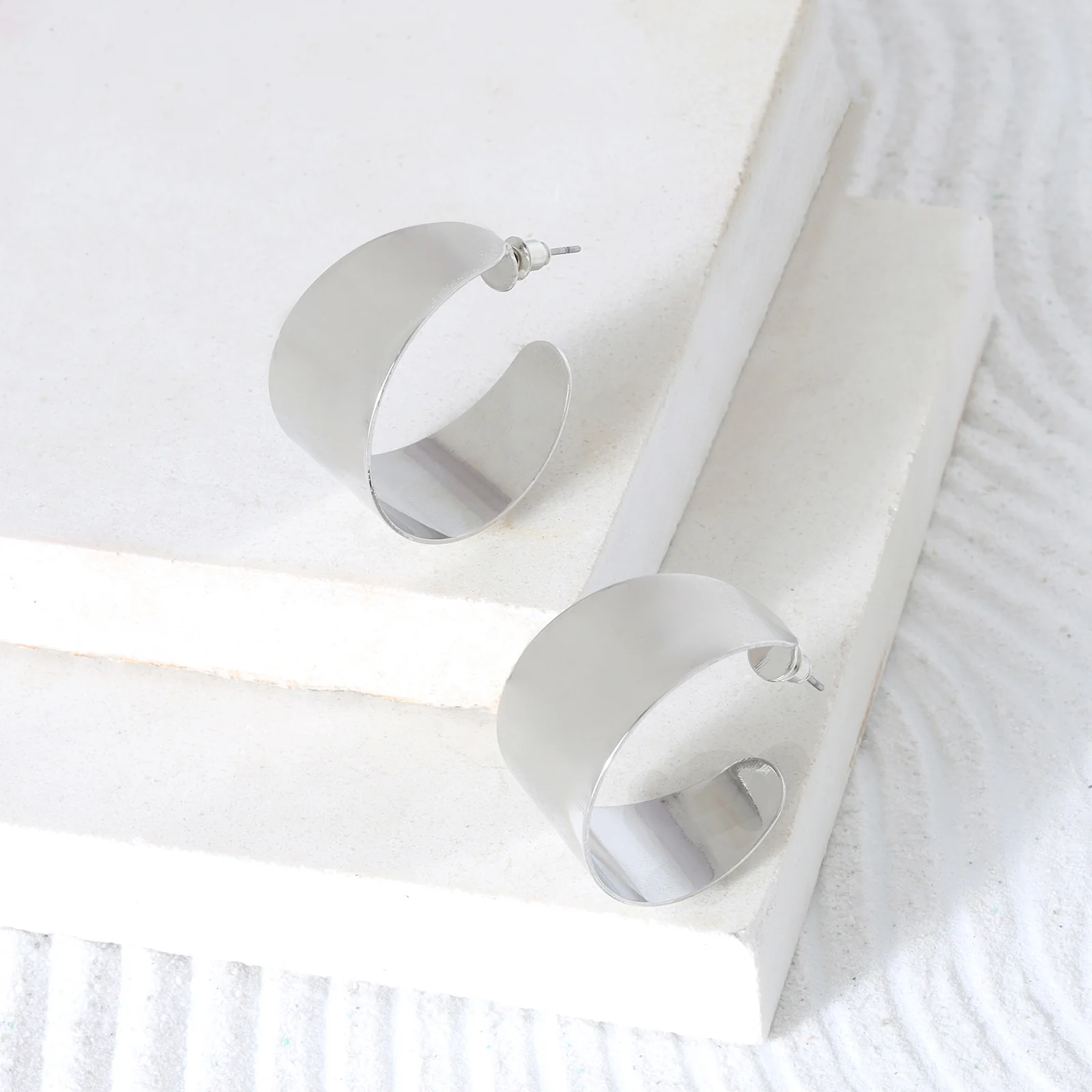 Klio Silver Earrings - Image 2