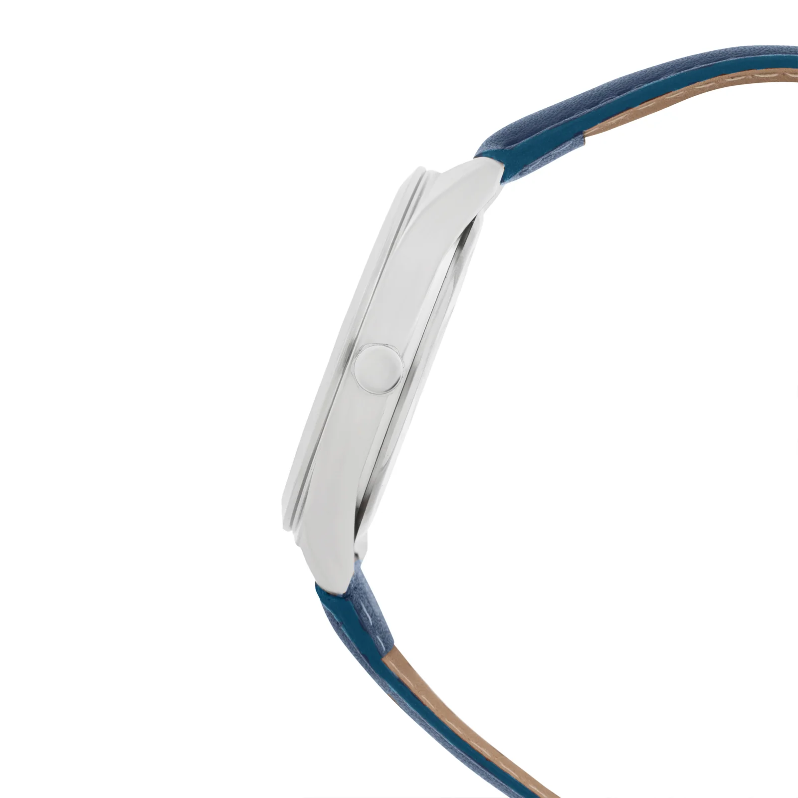 Kodiak White Large Dial Blue PU Strap Men's Watch - Image 5