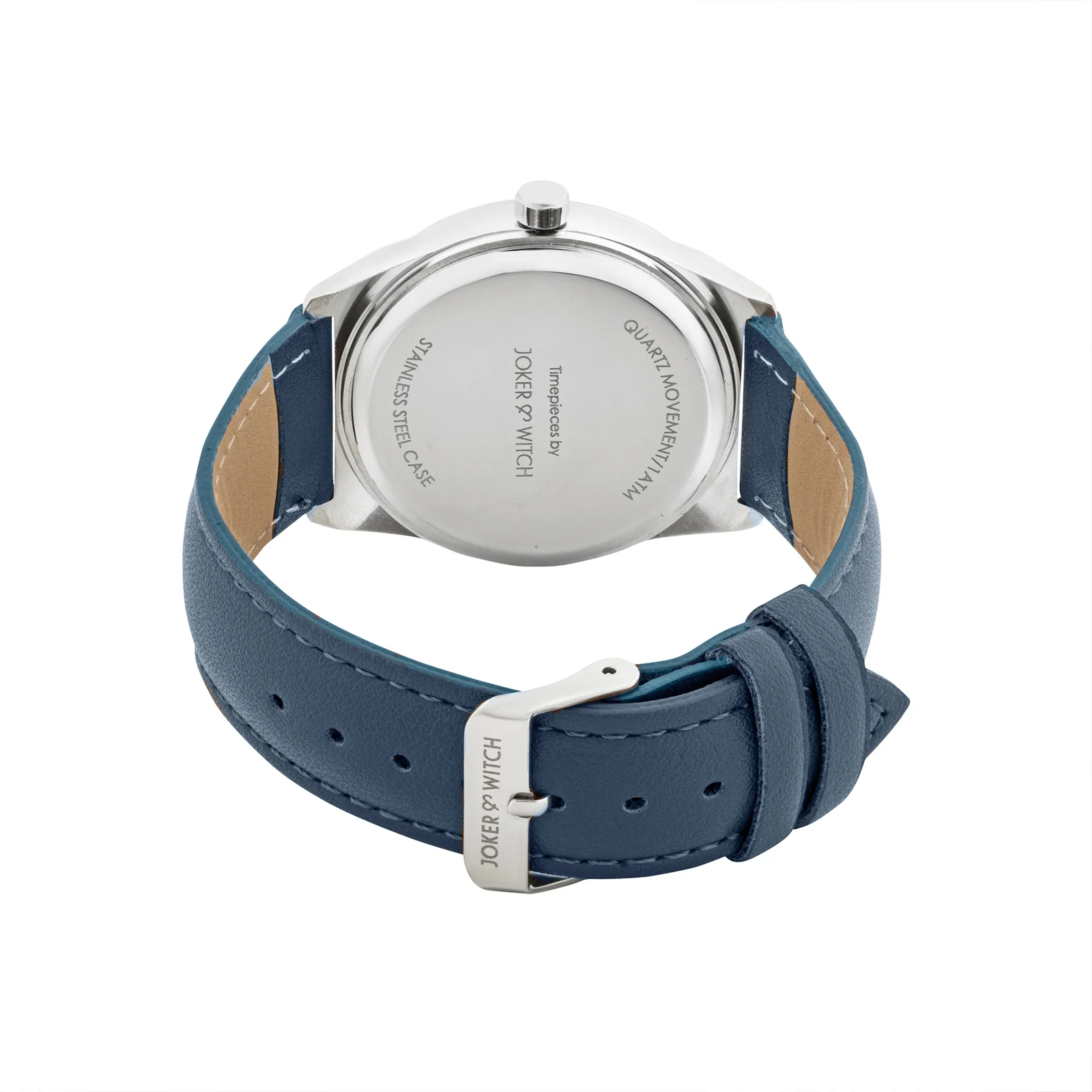 Kodiak White Large Dial Blue PU Strap Men's Watch - Image 6