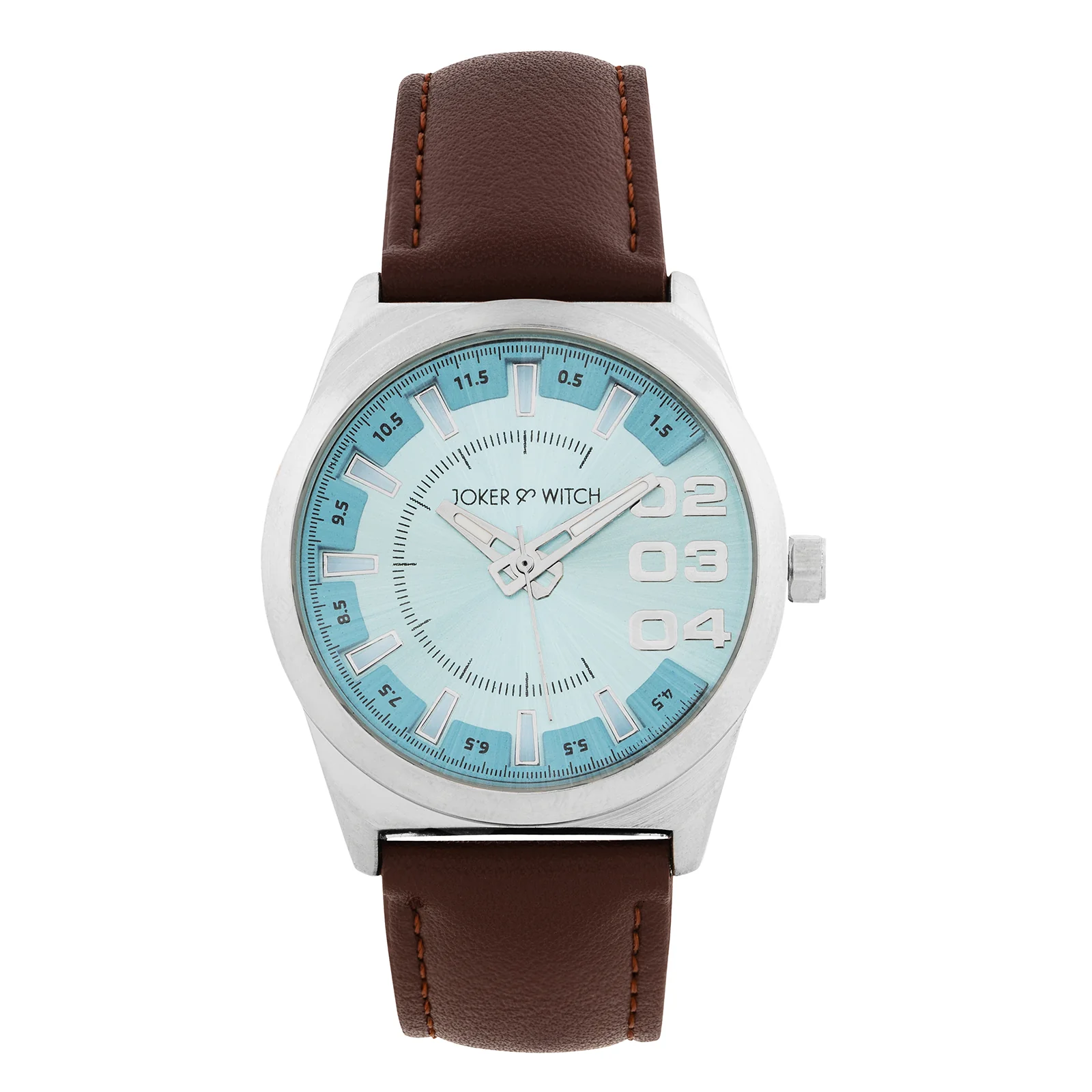 Kodiak Blue Large Dial Brown PU Strap Men's Watch - Image 3