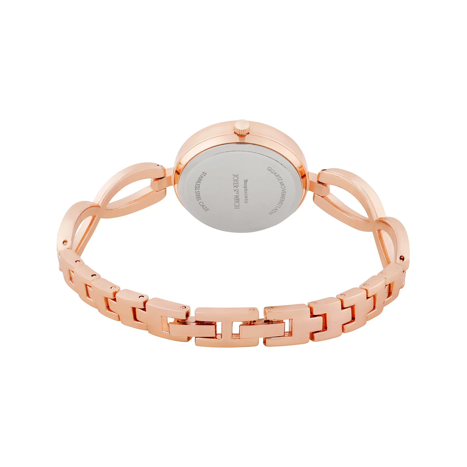 Noella Rose Gold Small Rhinestone Dial Bracelet Strap Women's Watch - Image 6