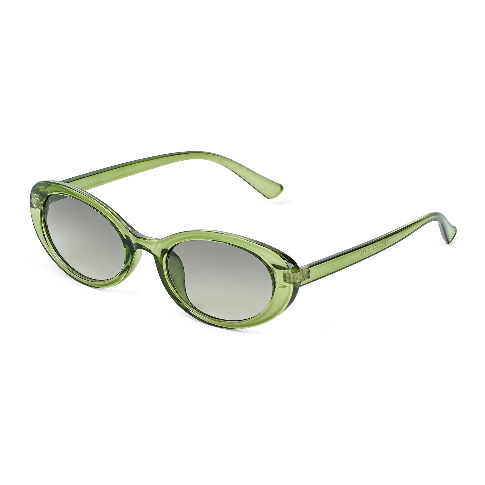 Kyoko Oval Green Sunglasses - Image 4