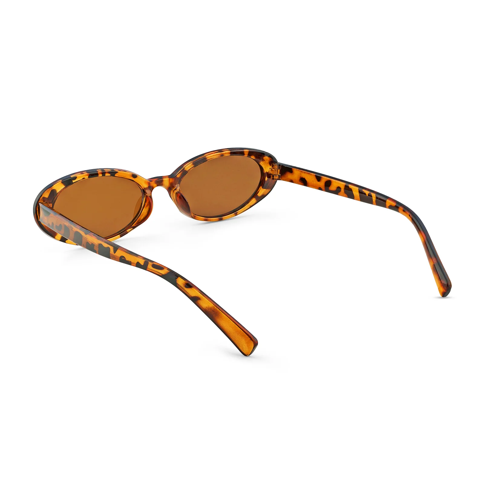 Kyoko Oval Leopard Print Sunglasses - Image 3