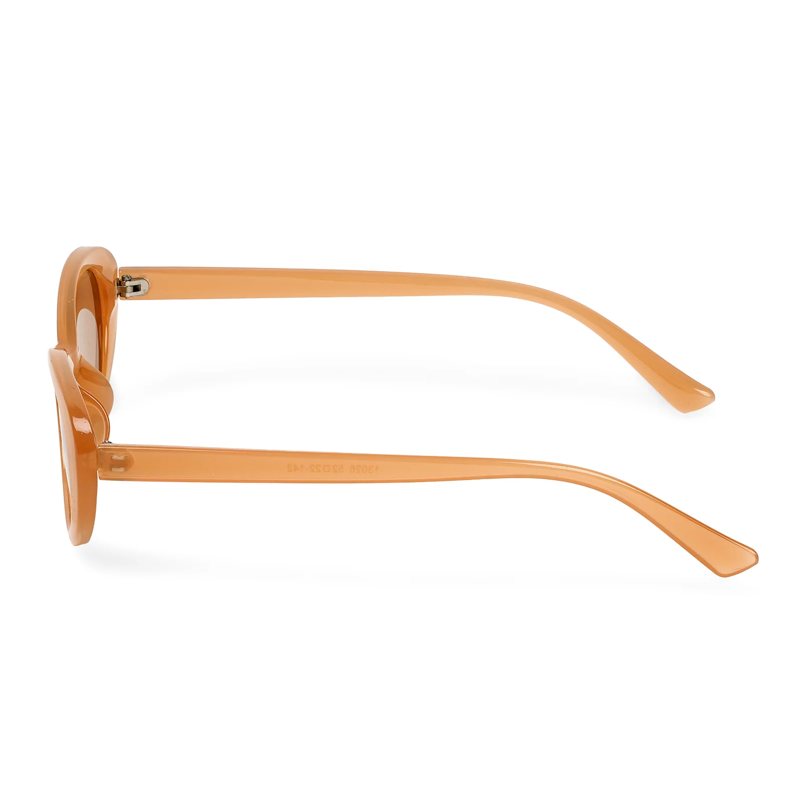 Kyoko Oval  Orange Sunglasses - Image 5