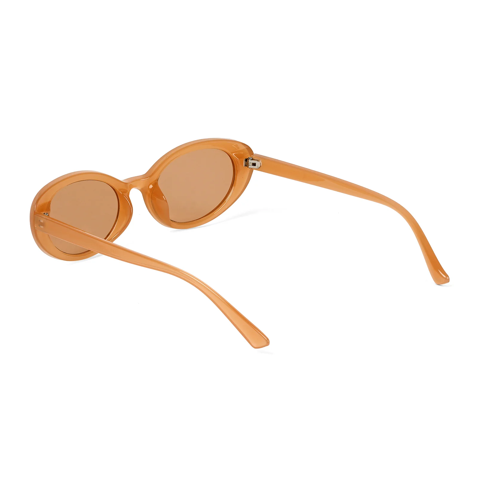 Kyoko Oval  Orange Sunglasses - Image 6