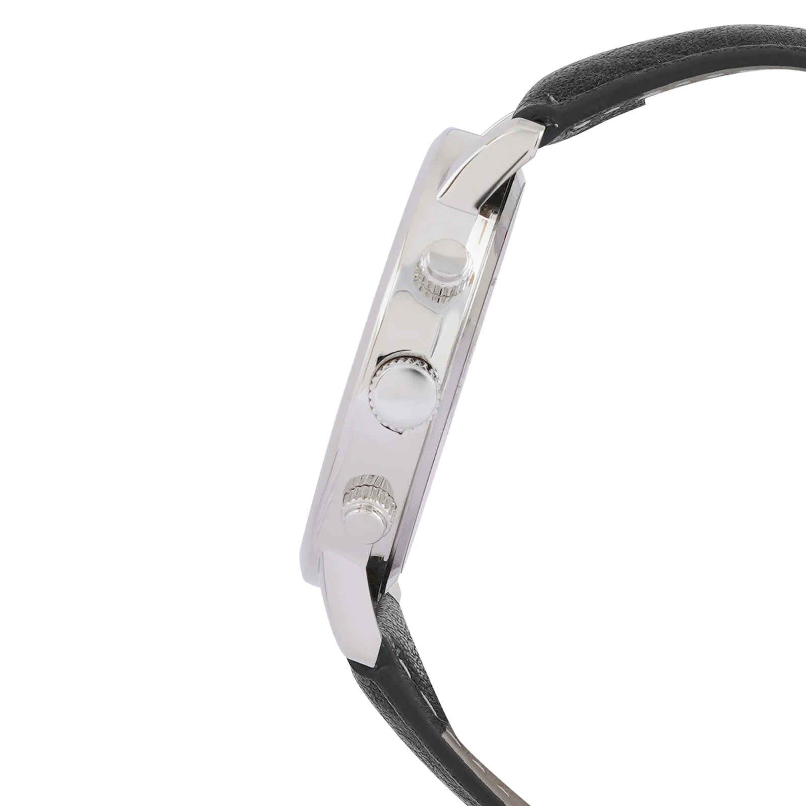 Laanda White Large Dial Grey PU Strap Men's Watch - Image 5