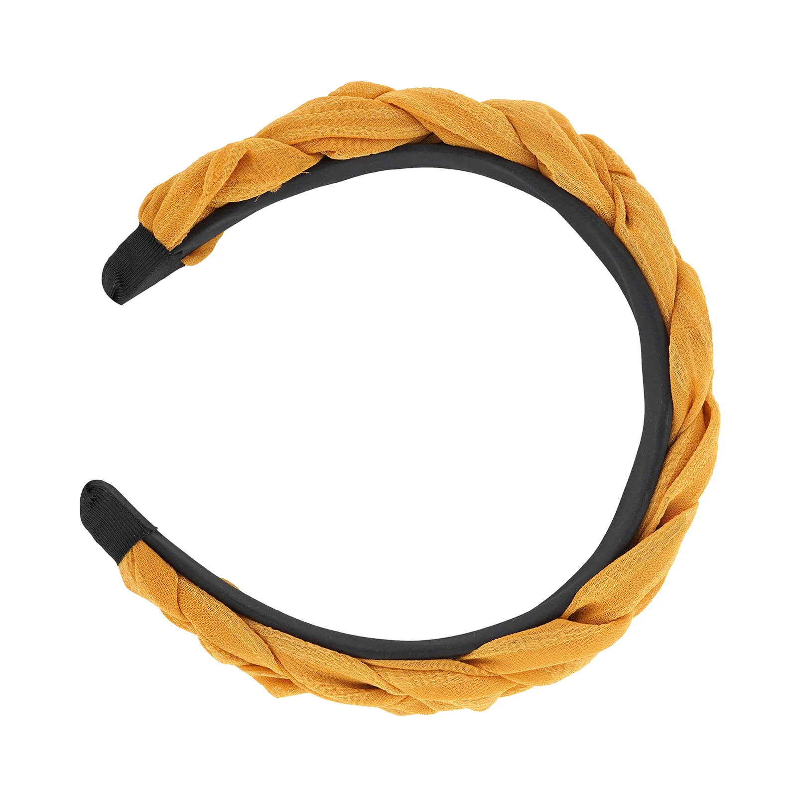Lassie Braided Mustard Yellow Hairband - Image 5