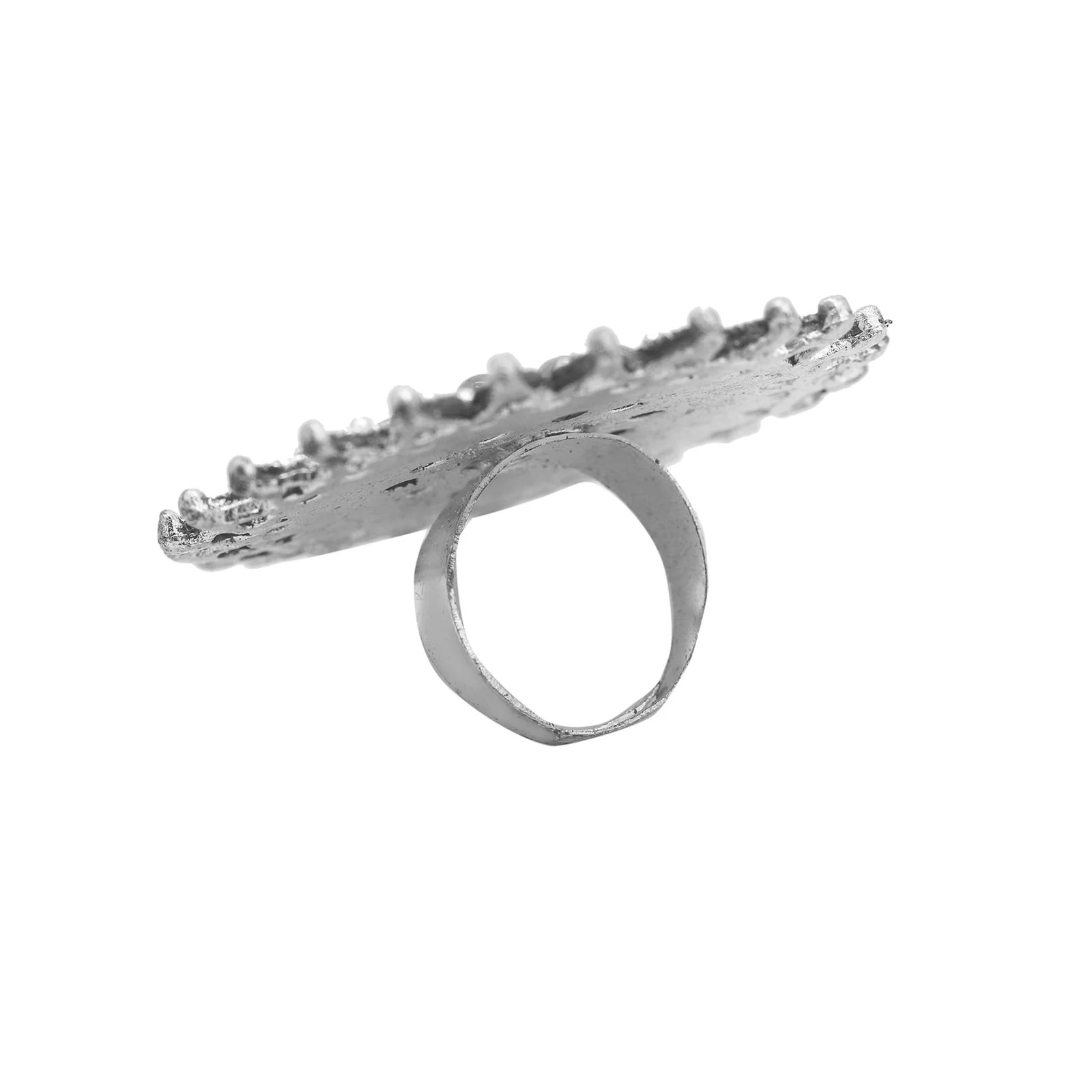 Lavanya Silver Oxidized Ring - Image 6