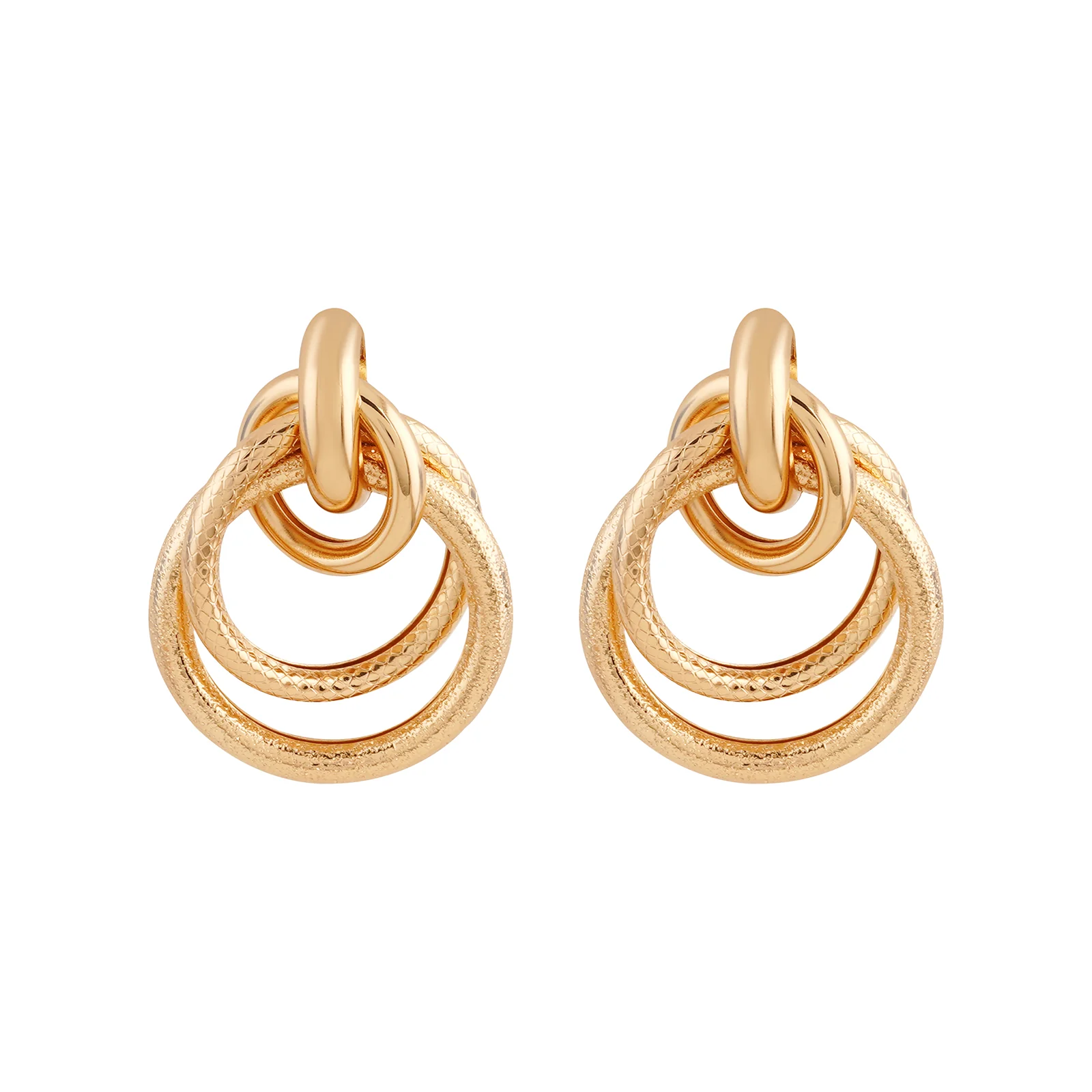 Leandra Gold Earrings - Image 3