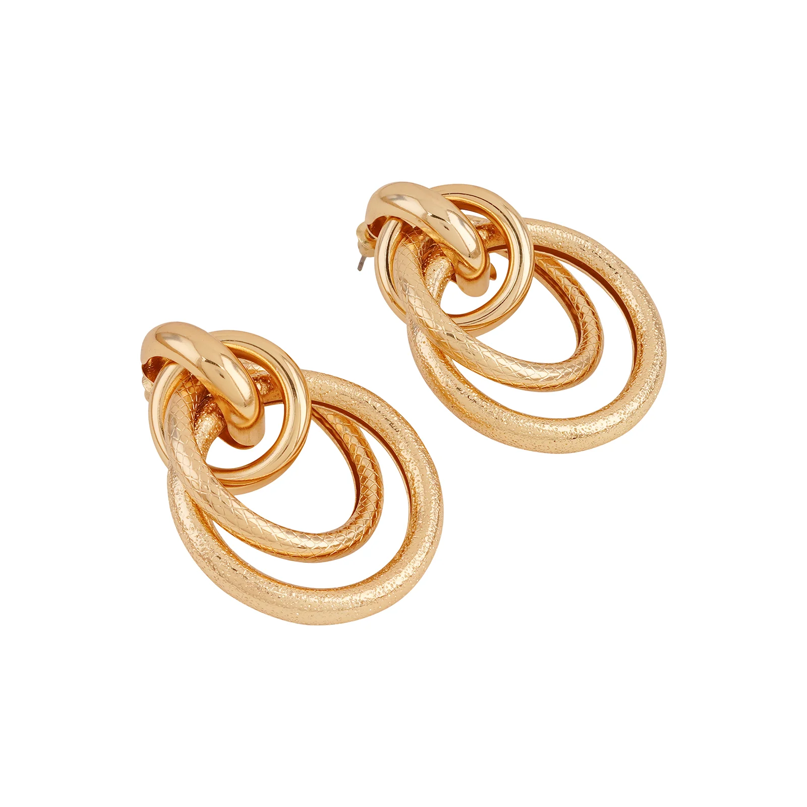 Leandra Gold Earrings - Image 4