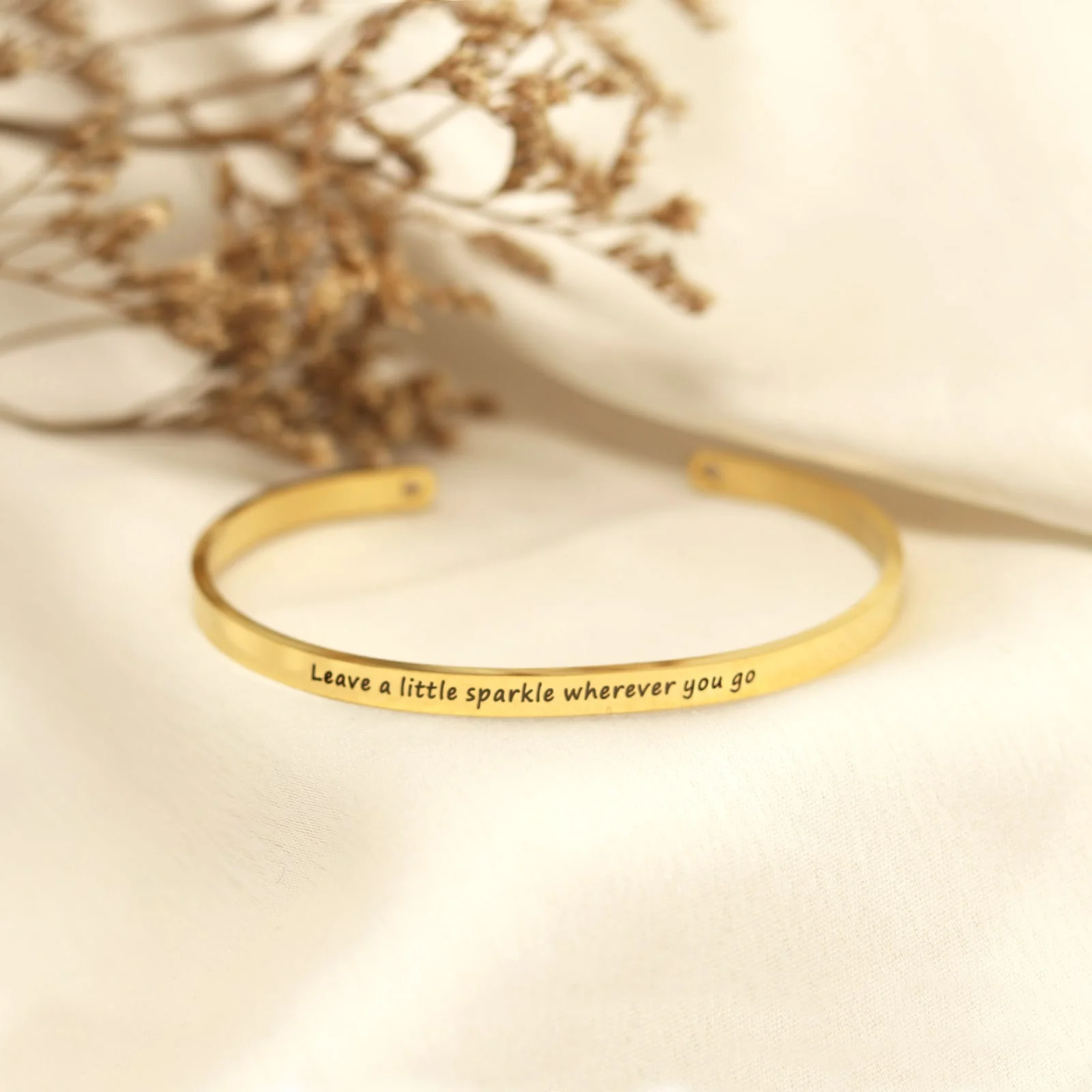 Leave A Little Sparkle Wherever You Go Gold Mantra Band - Image 2