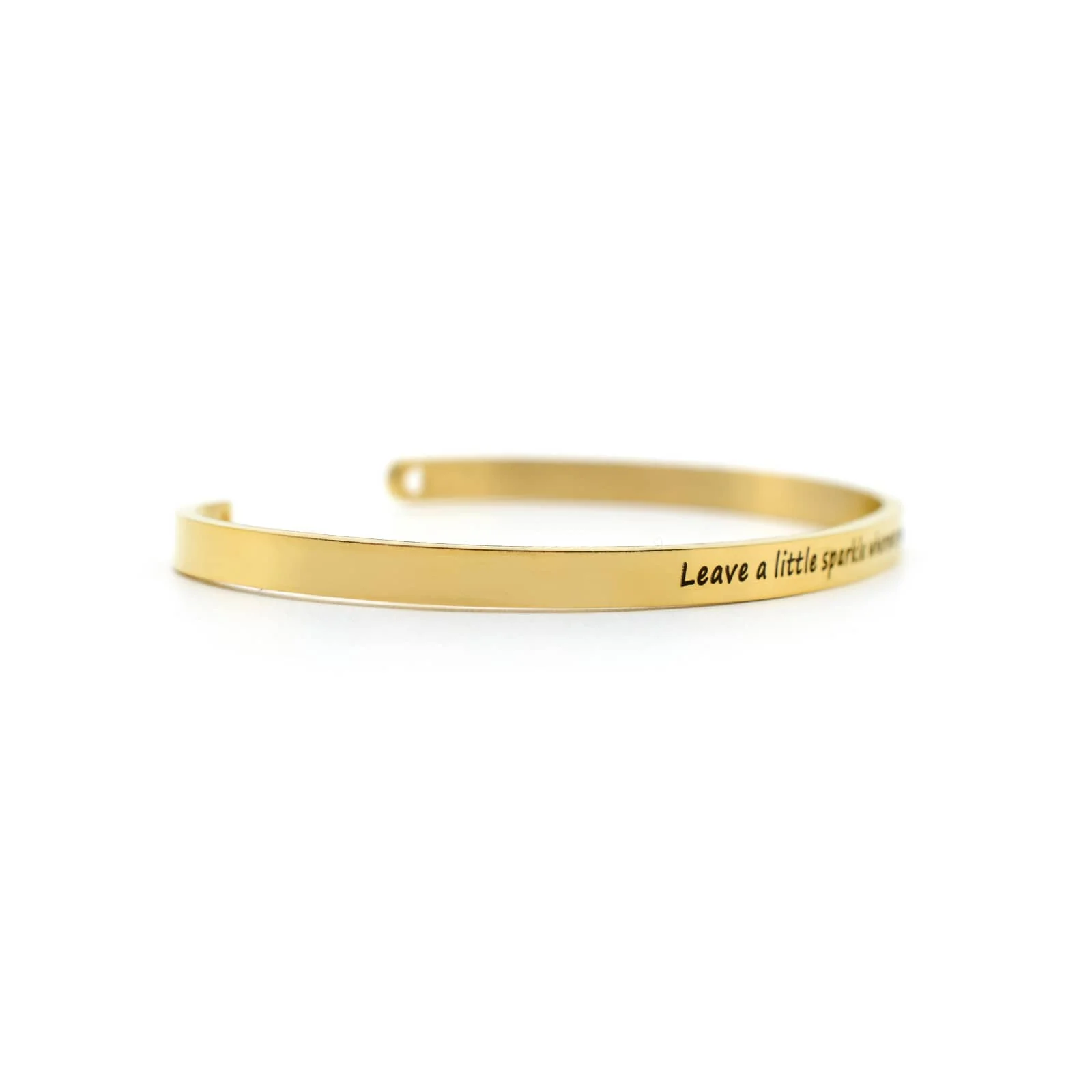 Leave A Little Sparkle Wherever You Go Gold Mantra Band - Image 3
