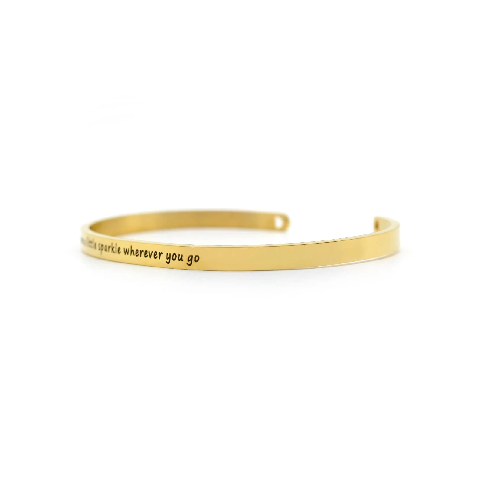 Leave A Little Sparkle Wherever You Go Gold Mantra Band - Image 4