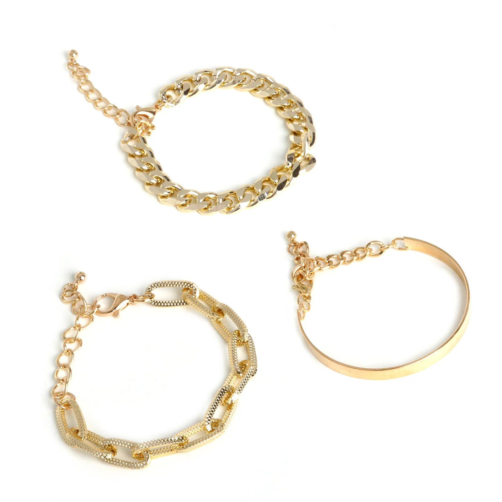 Leia Gold Watch Bracelet Stack - Image 4