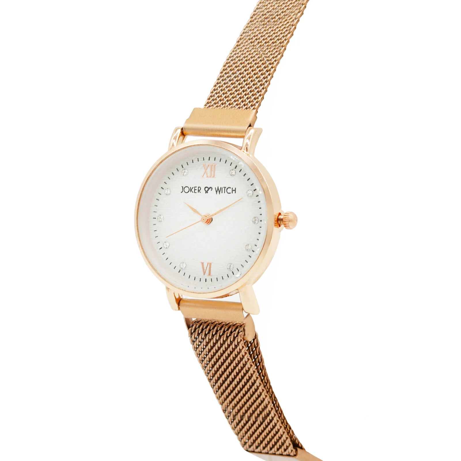 Mini Lexi White Small Dial Rose Gold Magnetic Strap Women's Watch - Image 3