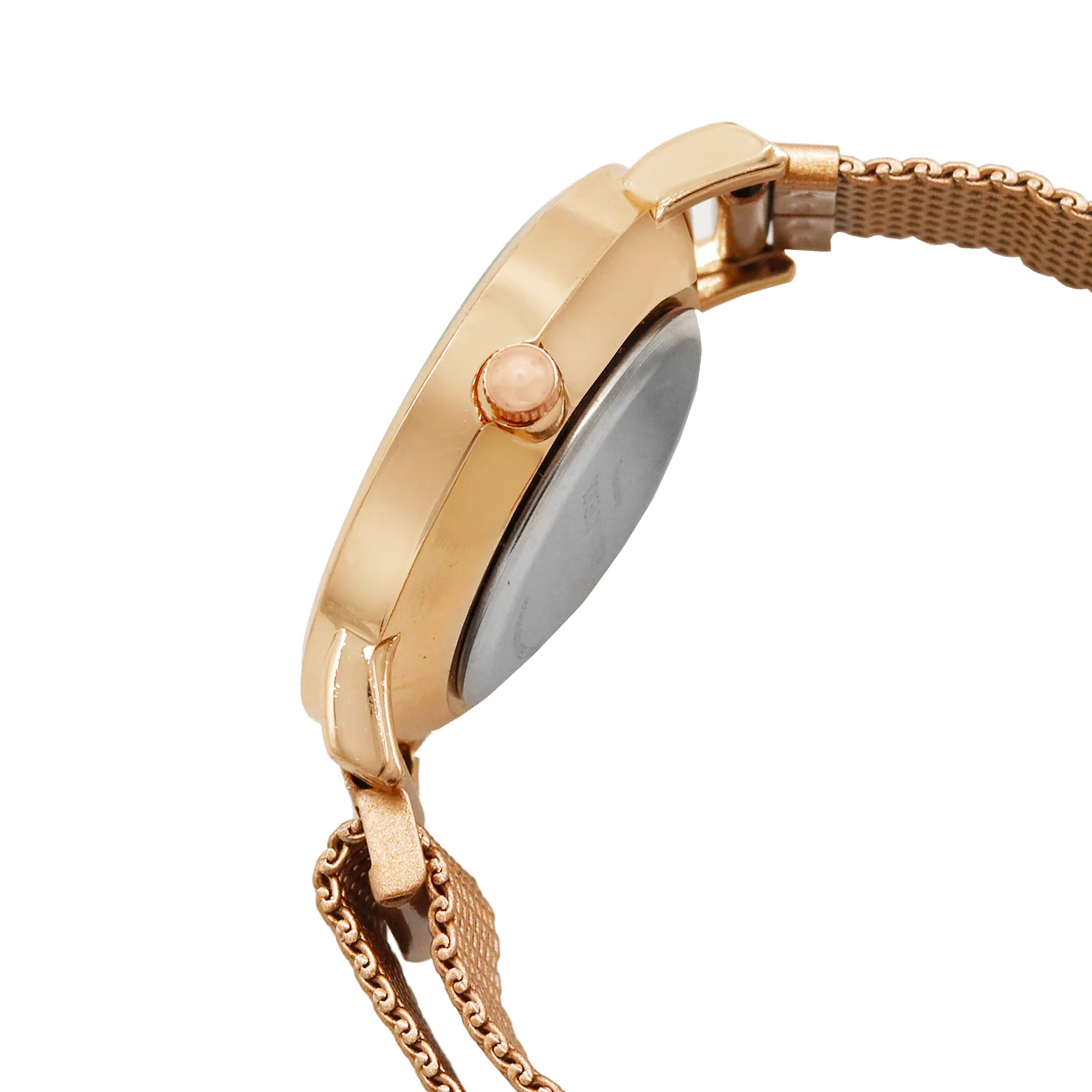 Mini Lexi White Small Dial Rose Gold Magnetic Strap Women's Watch - Image 5