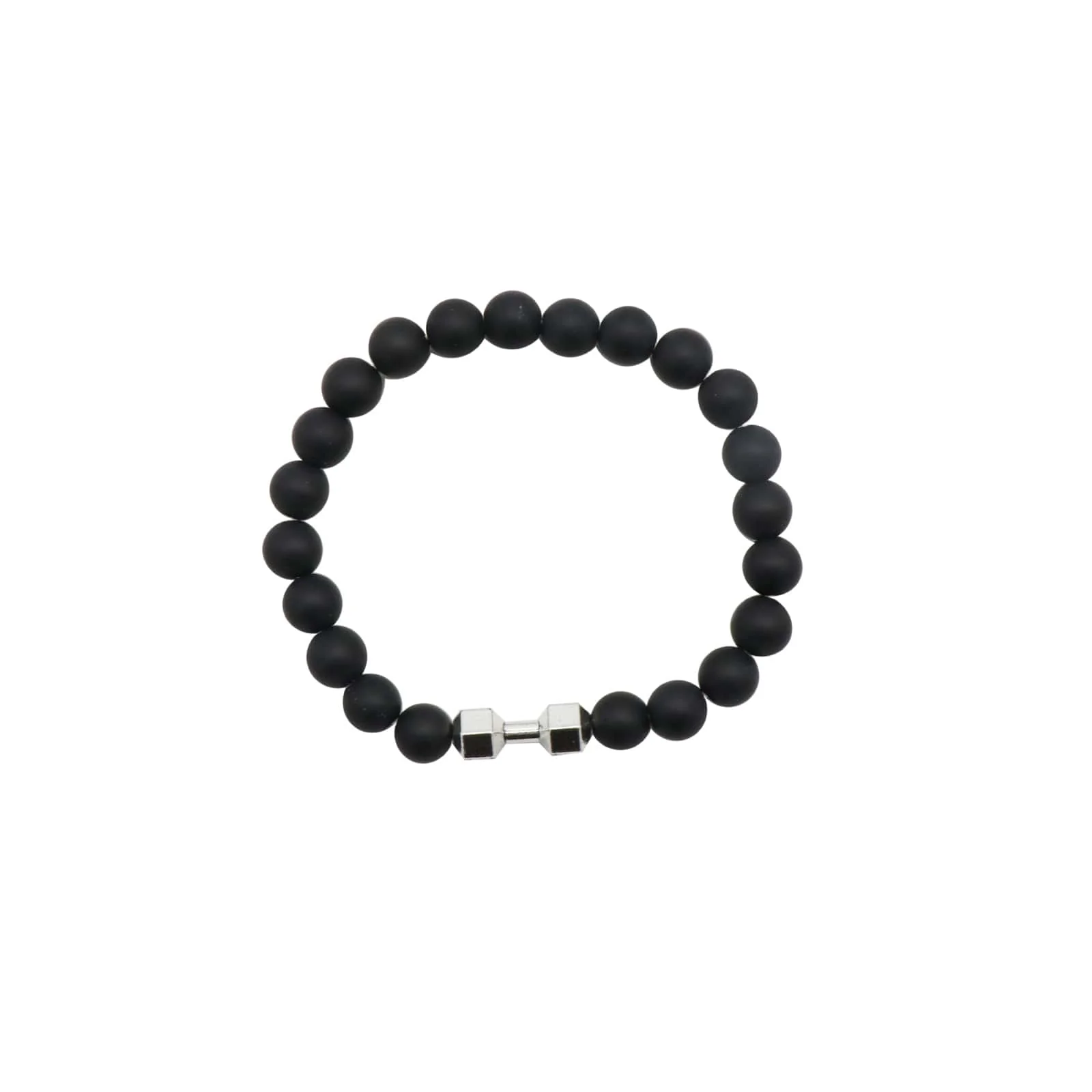 Lift Life Beaded Black Men's Bracelet - Image 3