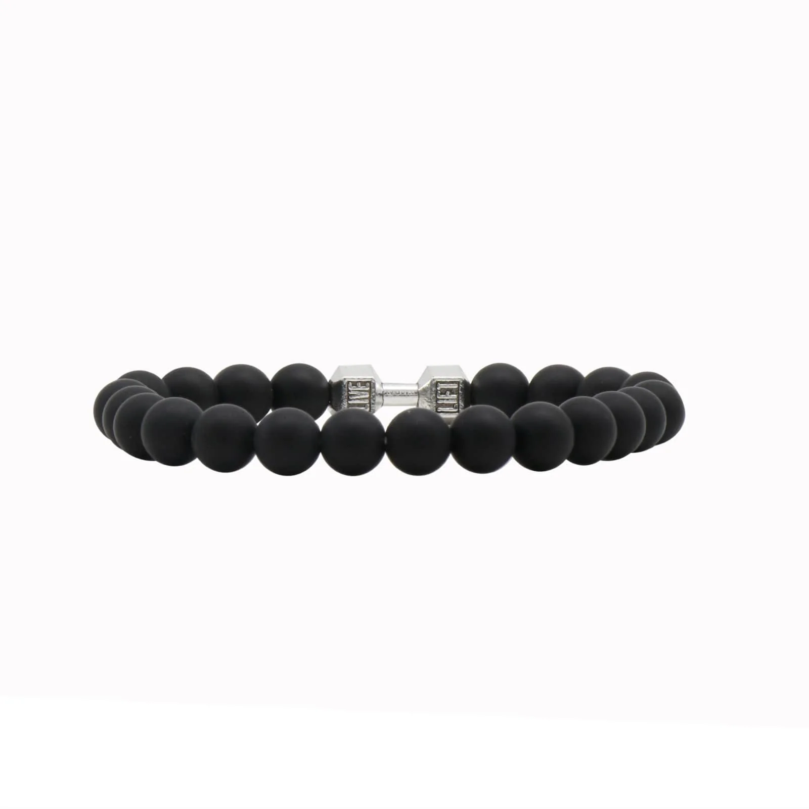 Lift Life Beaded Black Men's Bracelet - Image 4