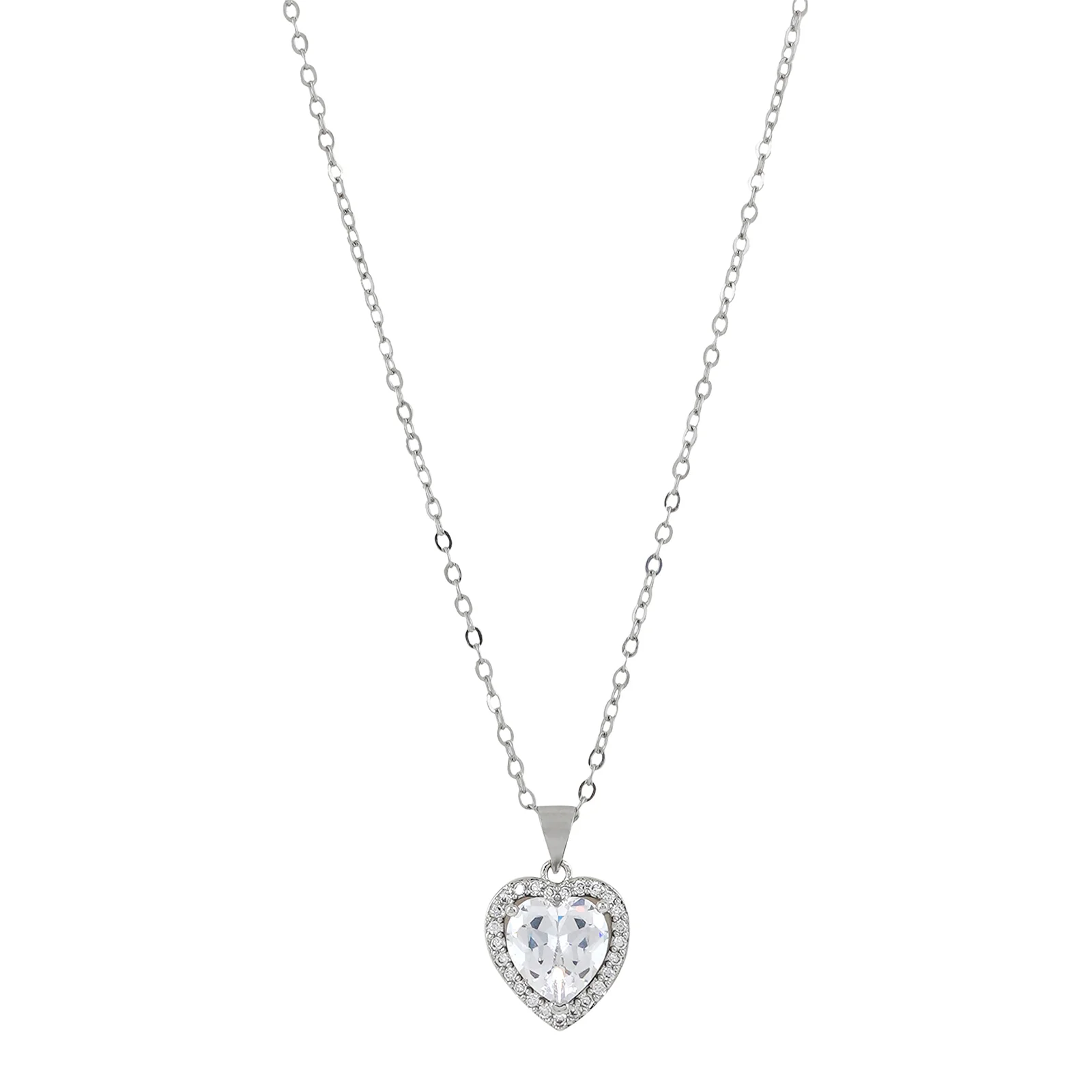 Lilou Heart Silver Necklace - Image 4