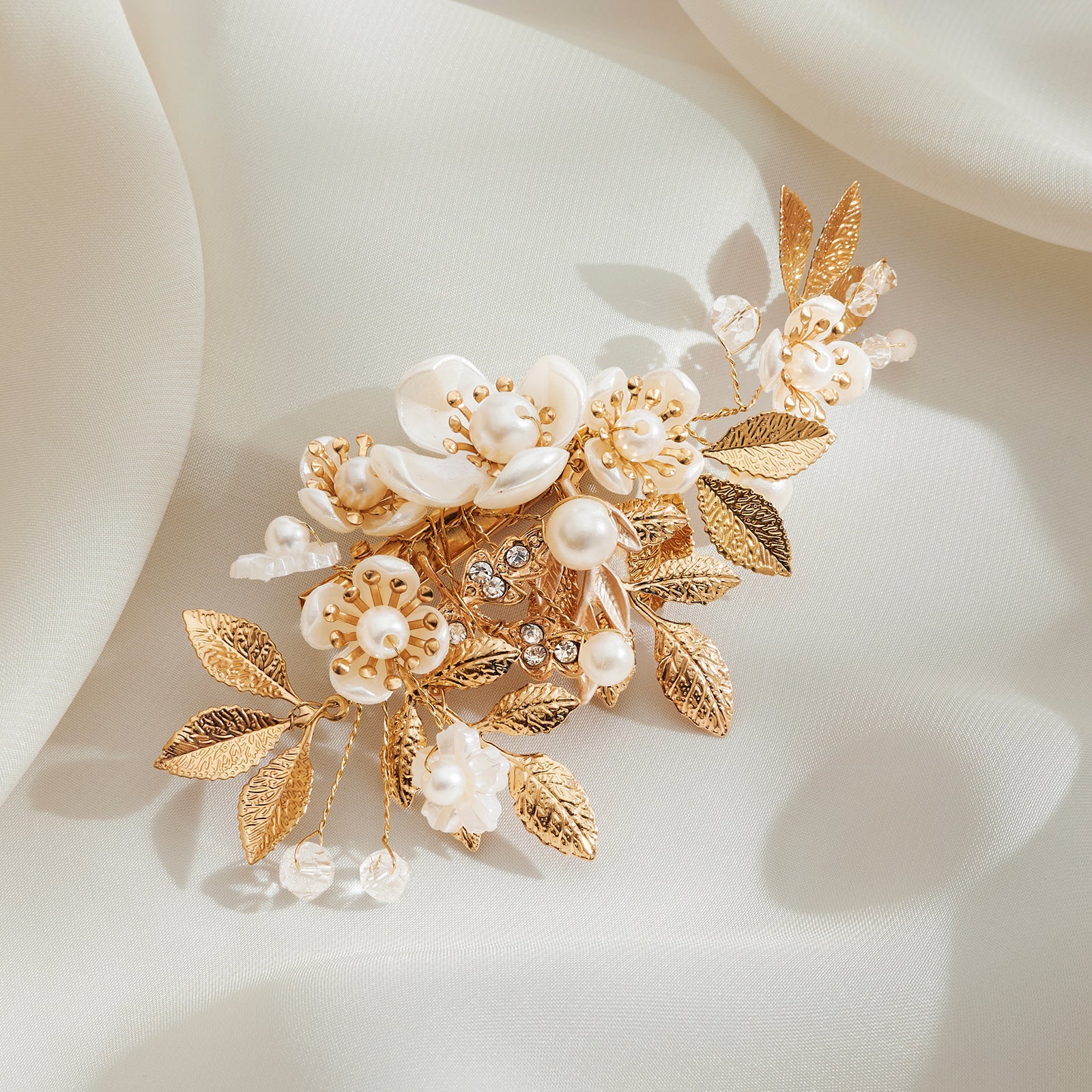Lilya Gold Rose Hairpin - Image 2
