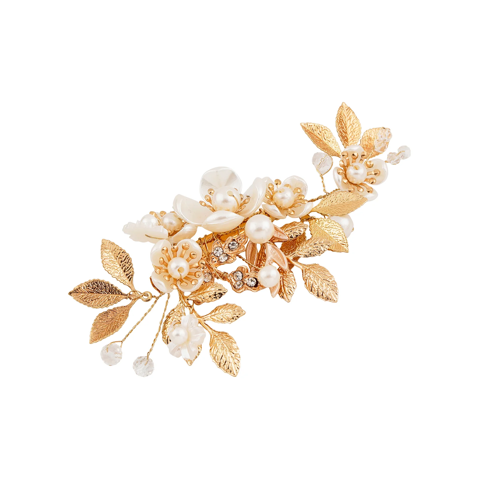 Lilya Gold Rose Hairpin - Image 4