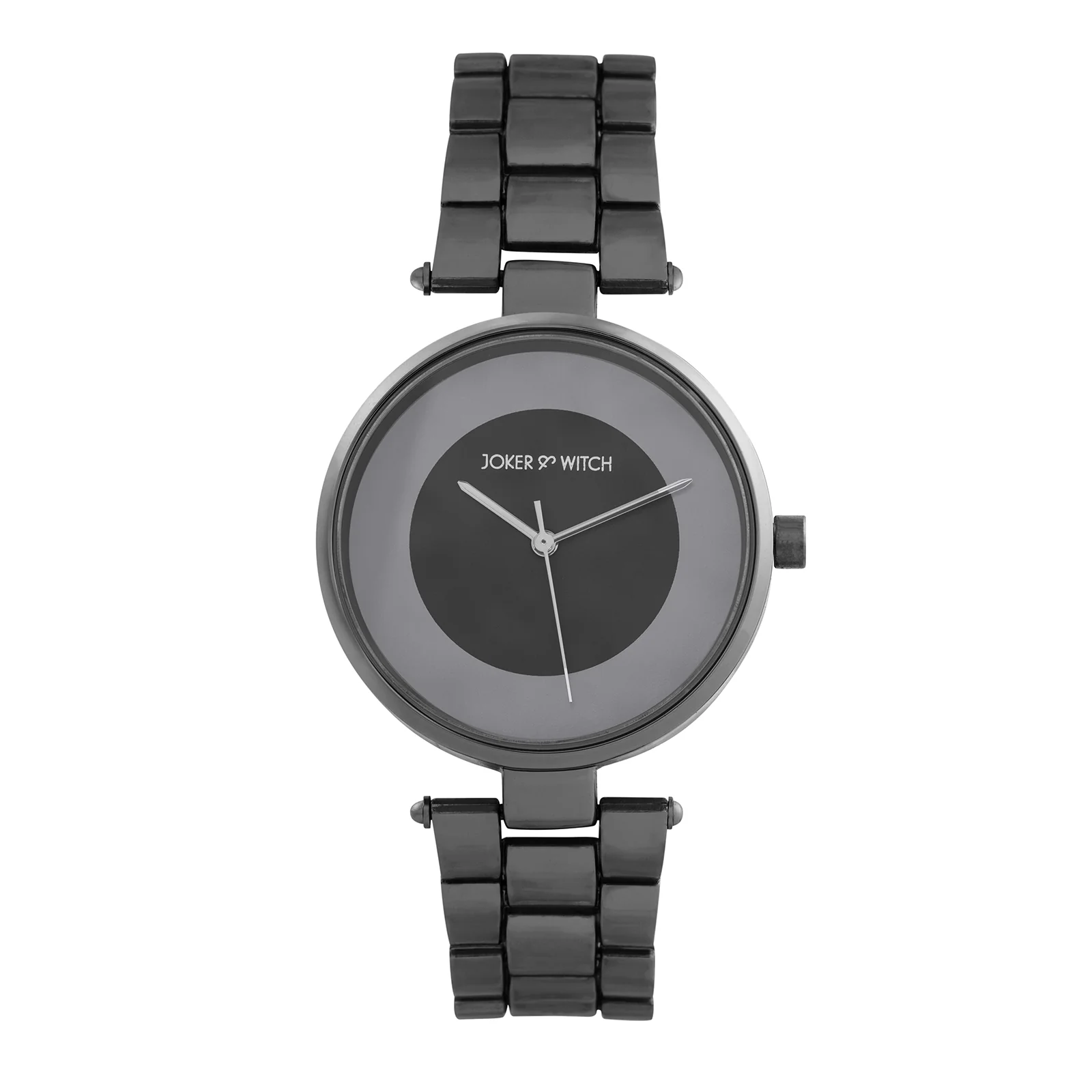 Liora Black Medium Dial Linked Chain Strap Women's Watch - Image 3