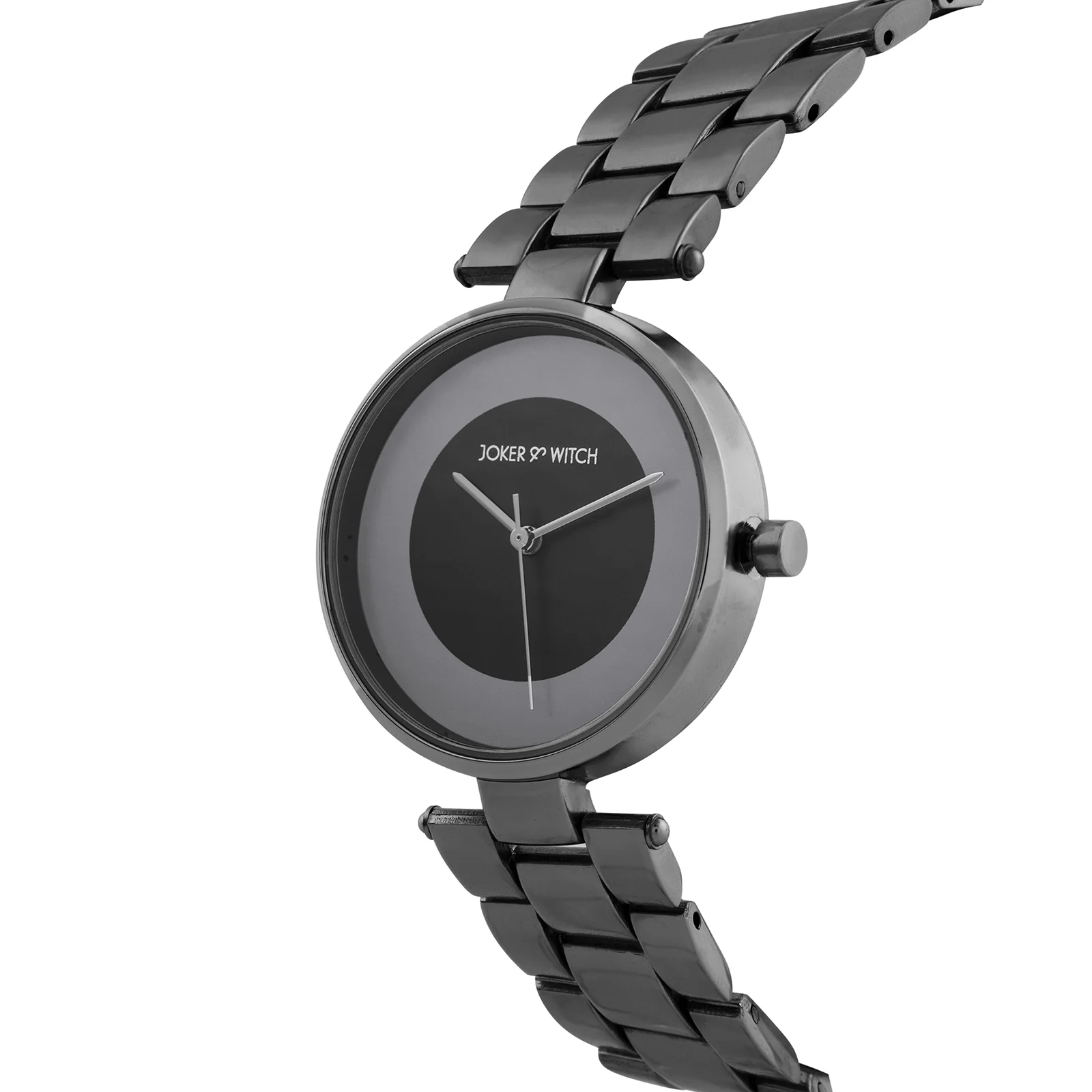 Liora Black Medium Dial Linked Chain Strap Women's Watch - Image 4