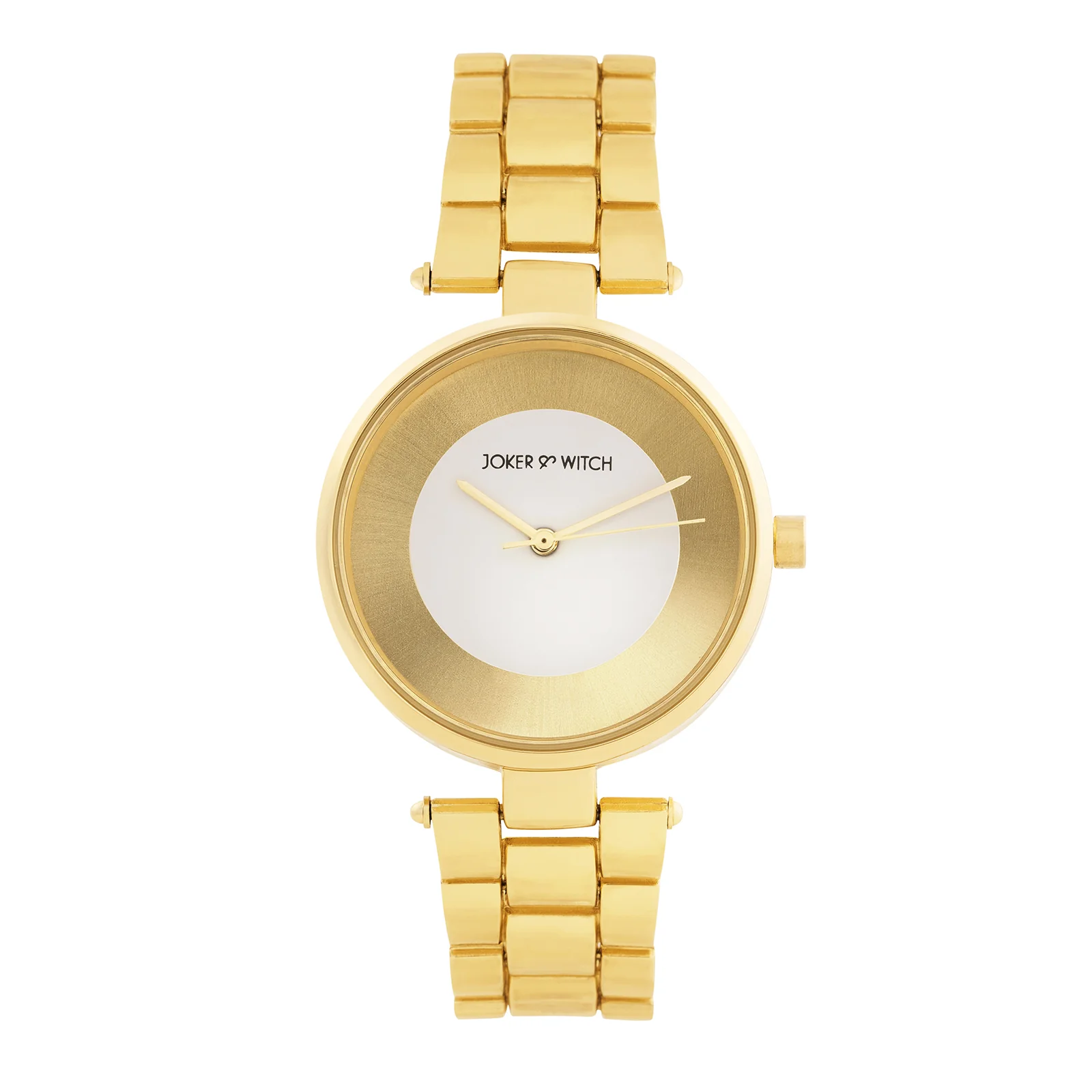 Liora Gold Medium Dial Linked Chain Strap Women's Watch - Image 3